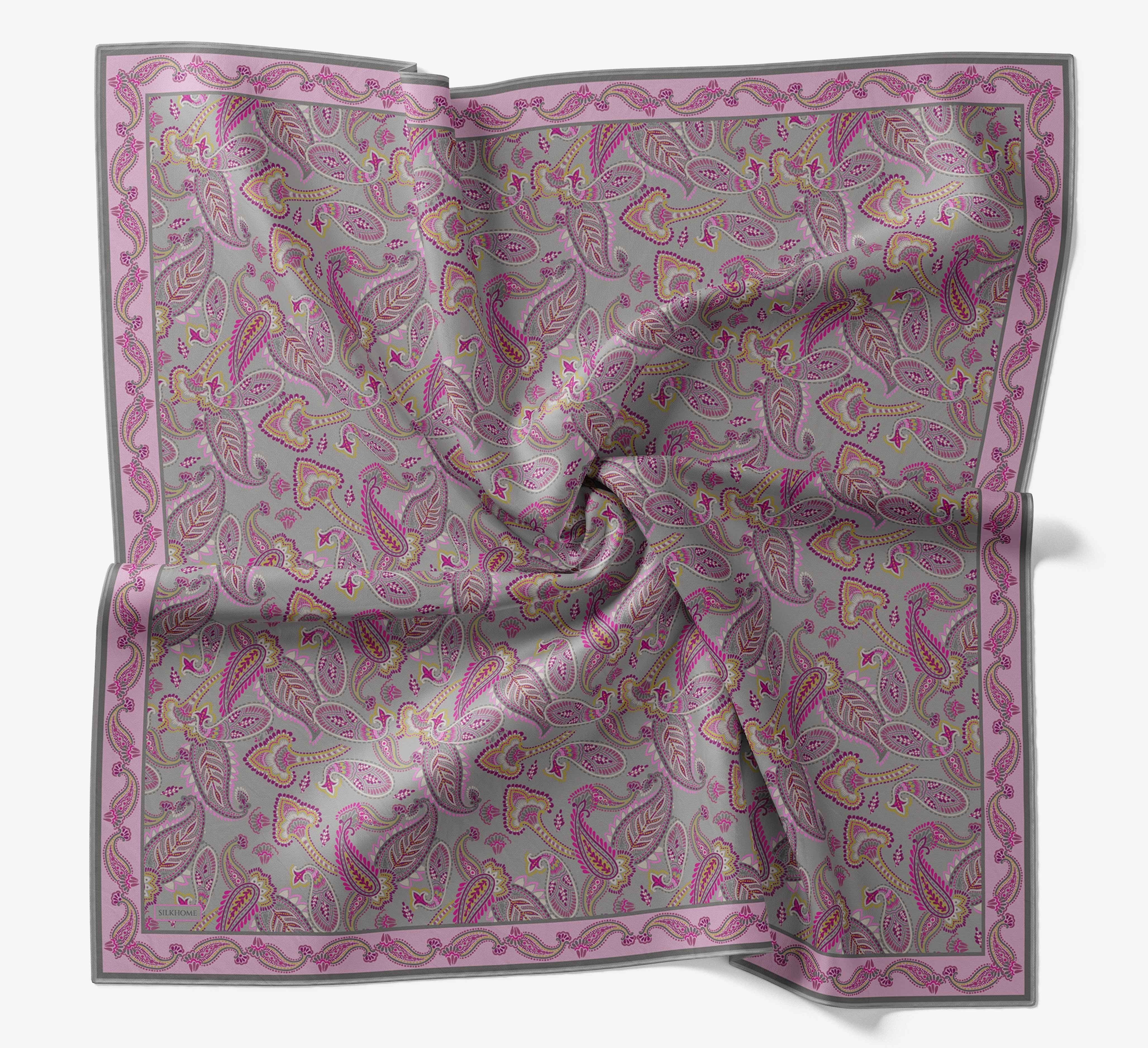 Soft Eşarp Şal Motif Pembe