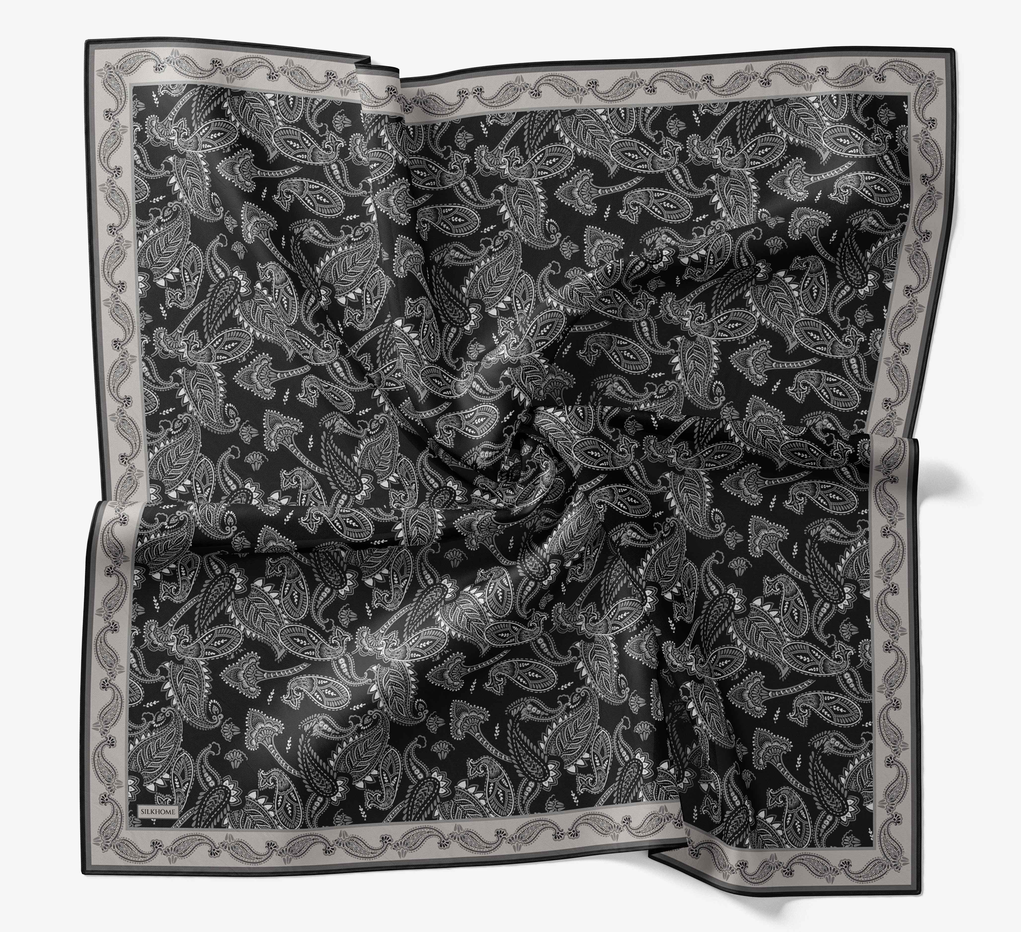 Soft Eşarp Şal Motif Siyah