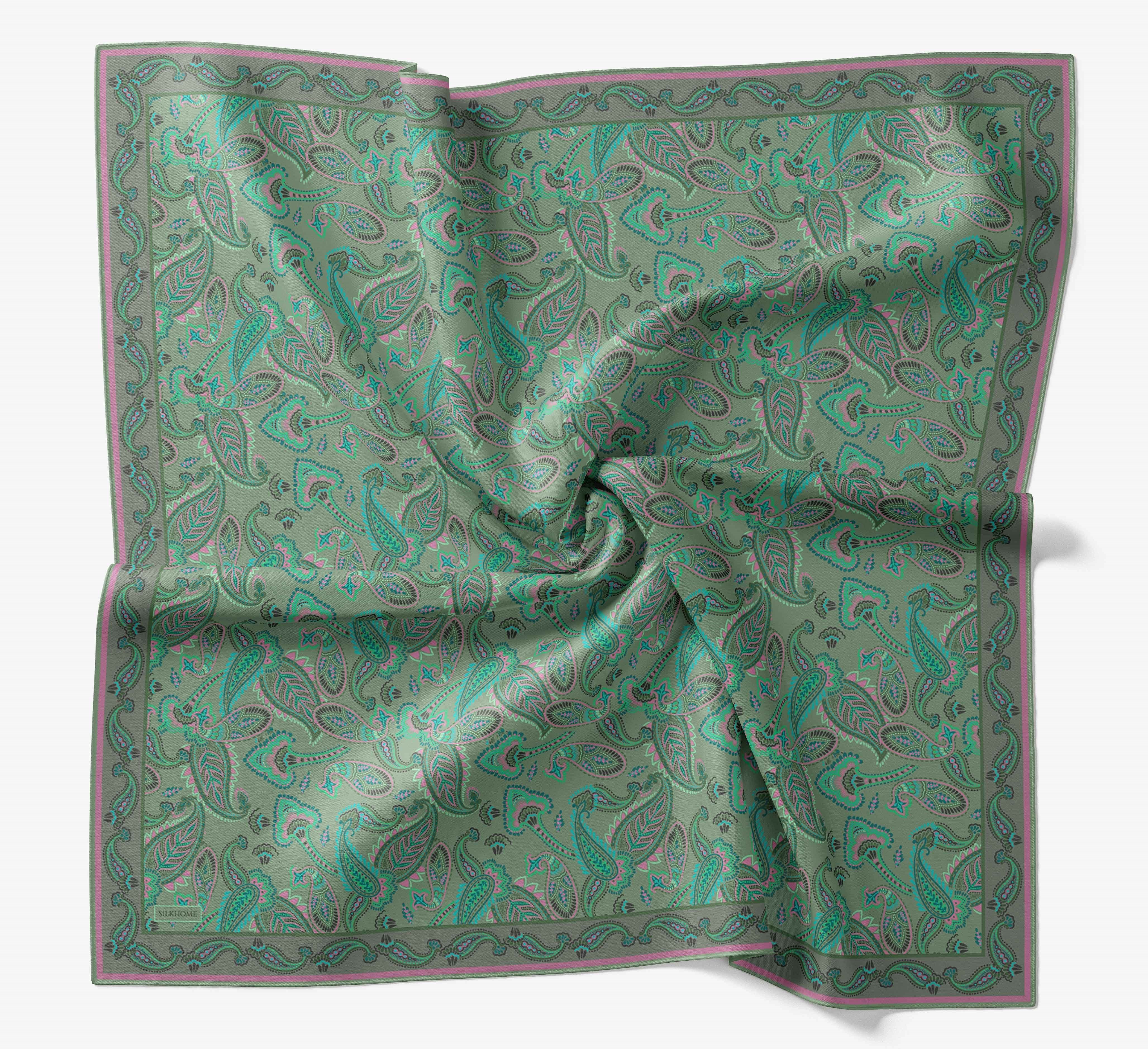 Soft Eşarp Şal Motif Turkuaz