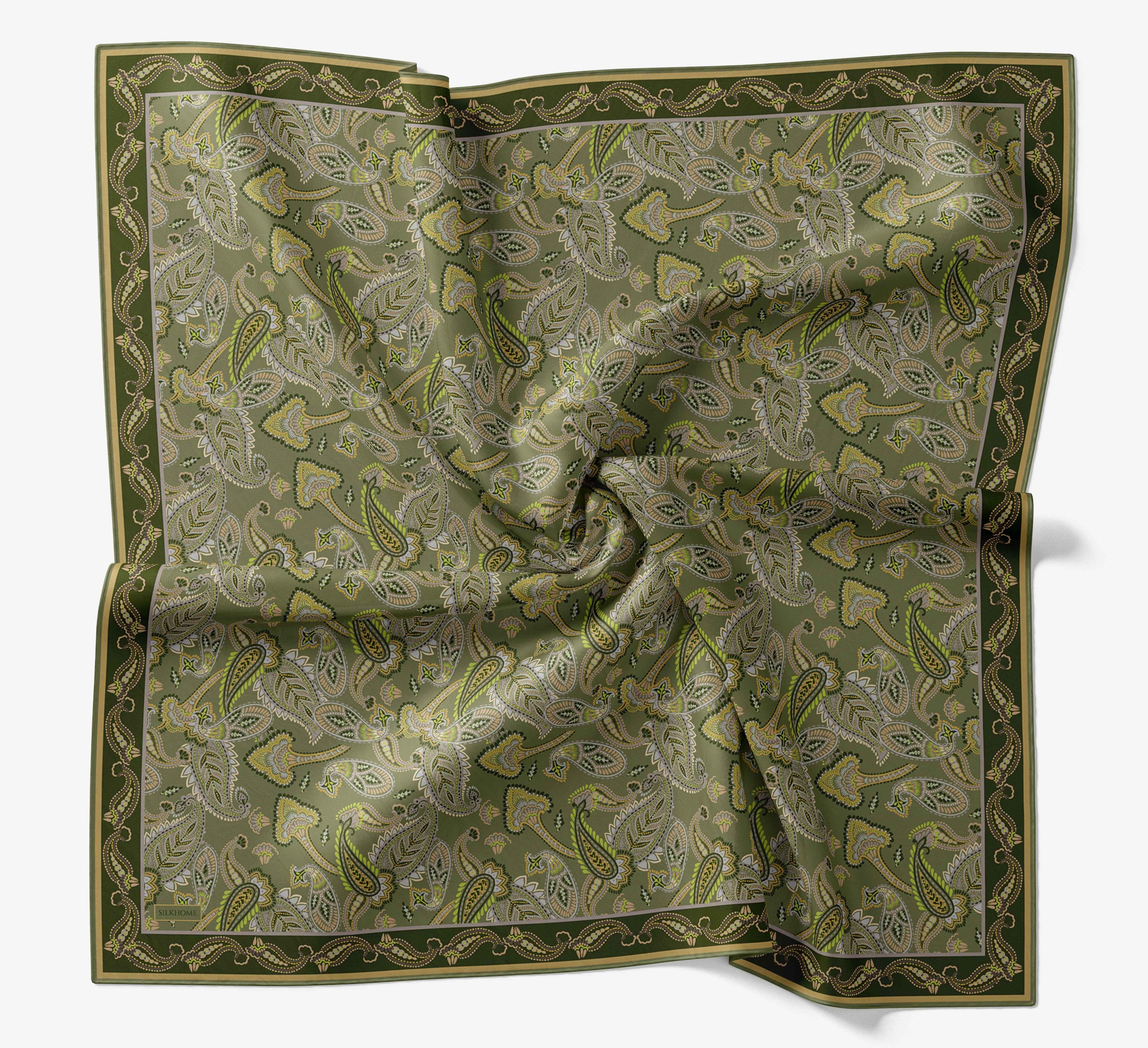 Soft Eşarp Şal Motif Yeşil
