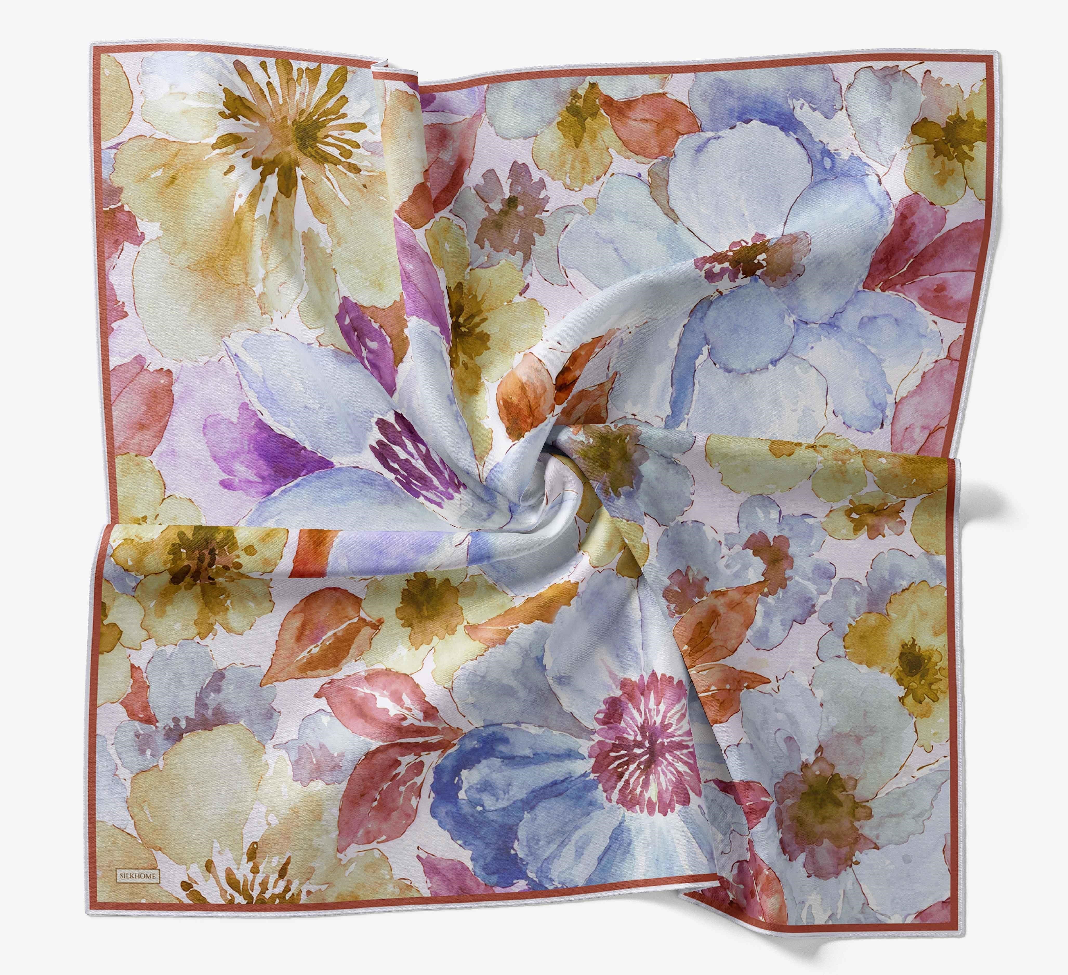 Soft Eşarp Suluboya Bebe Mavisi 90x90