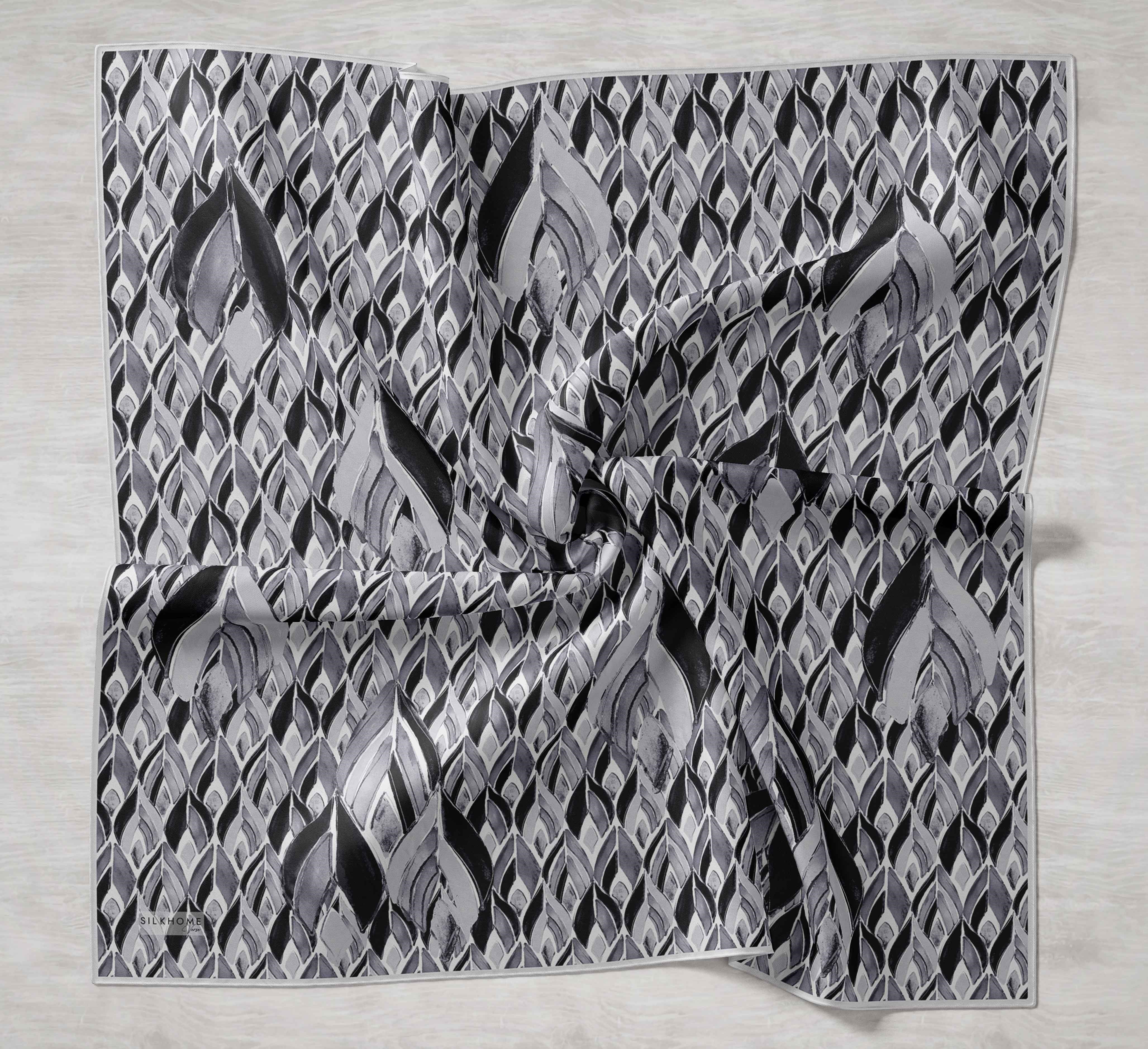 Twill İpek Eşarp Serenit Yeşil Vizon 90x90