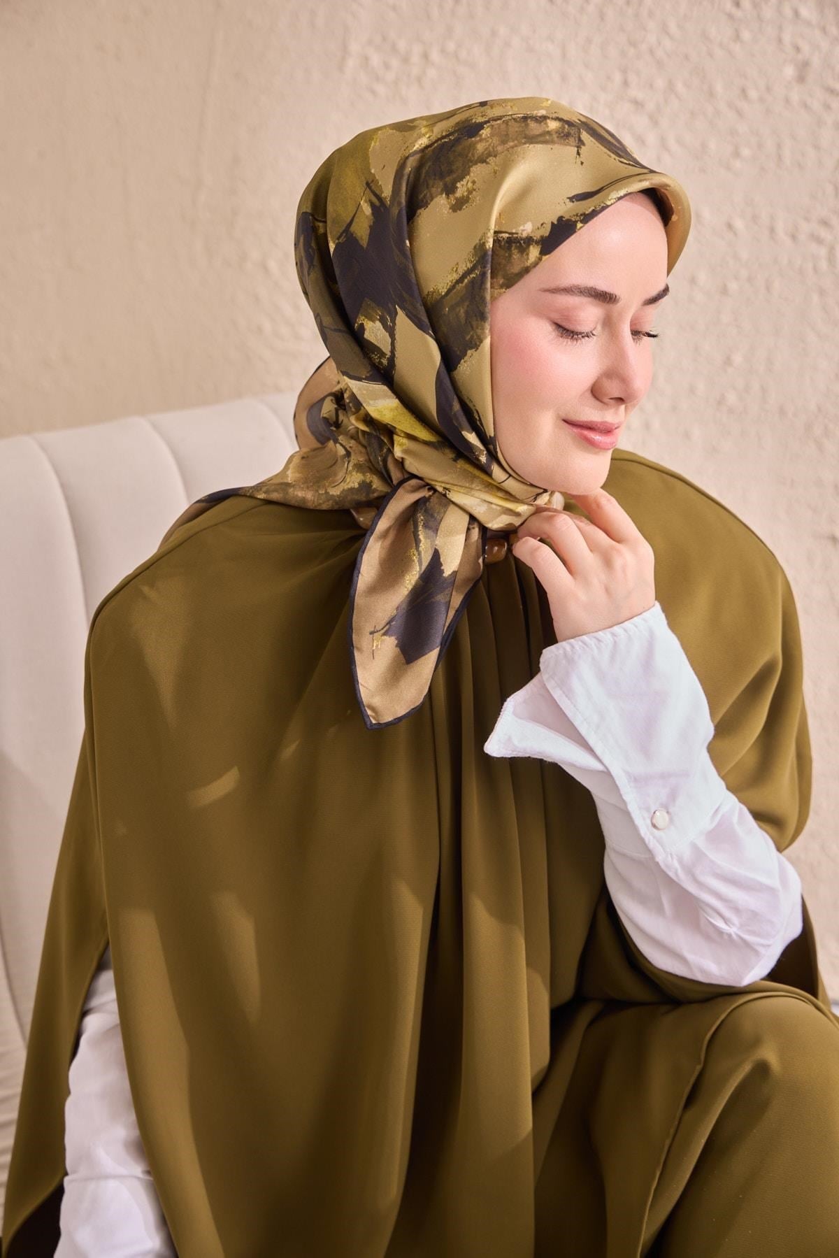 Twill İpek Signature Haki 90x90