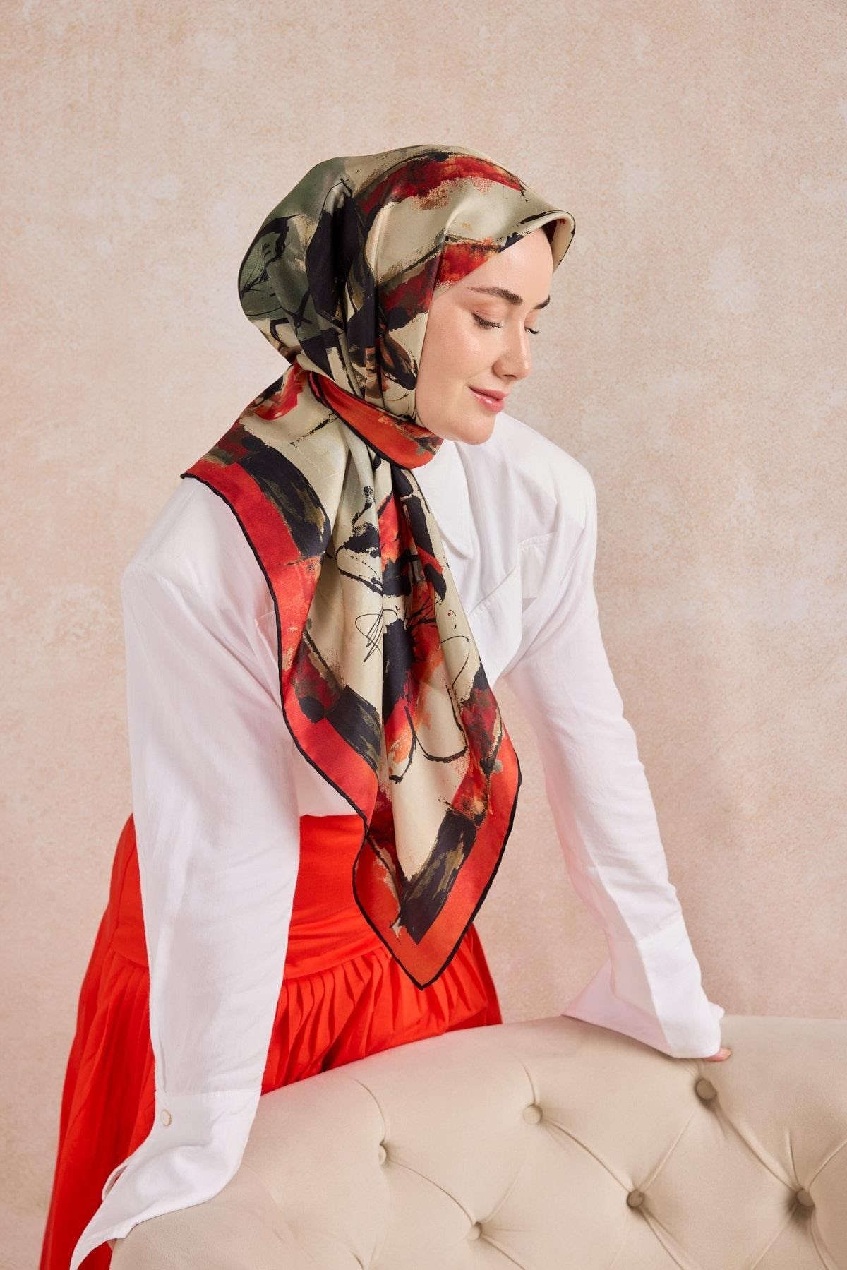Twill İpek Signature Kırmızı 90x90