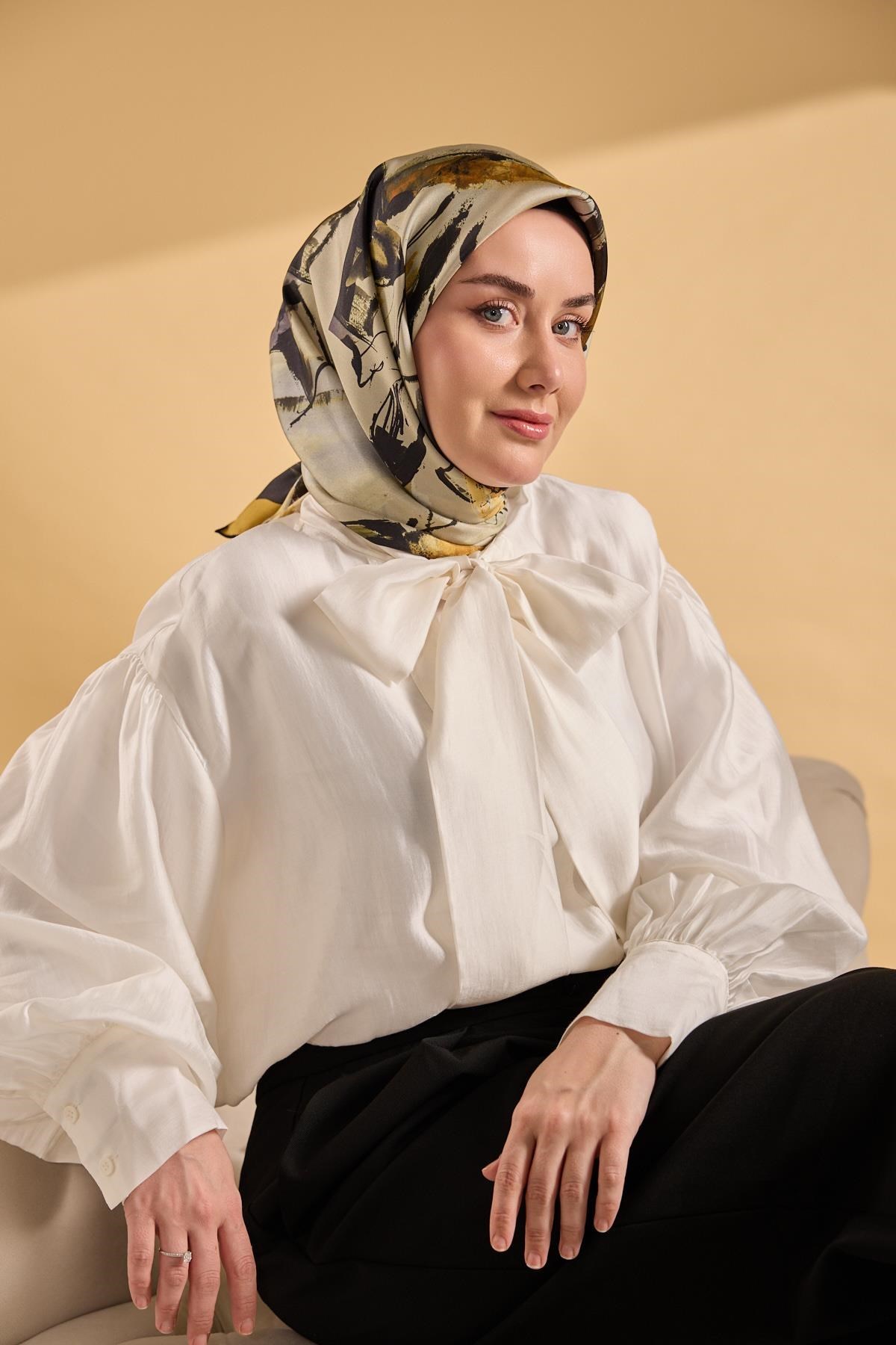 Twill İpek Signature Küf Yeşili 90x90