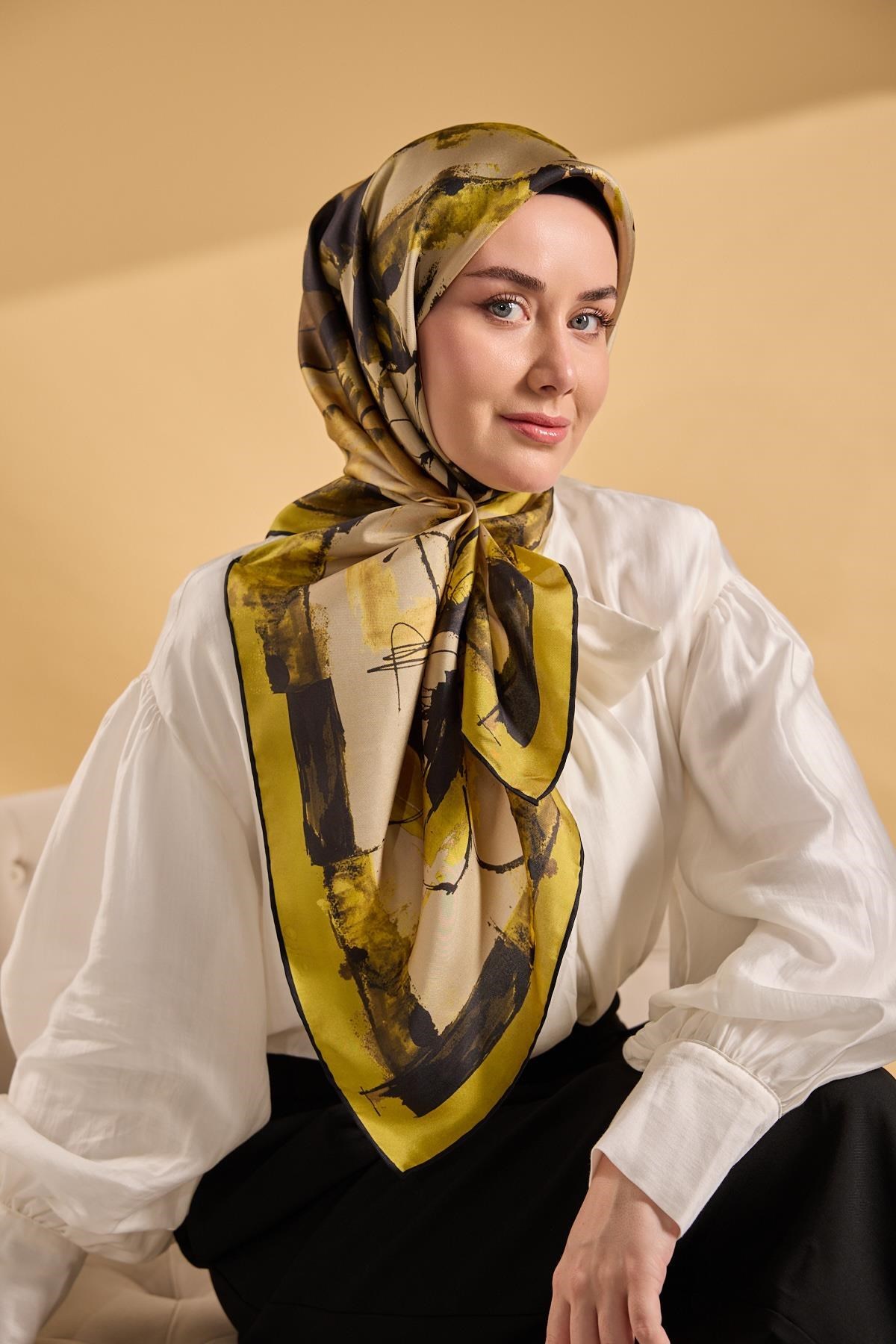Twill İpek Signature Parlak Sarı  90x90