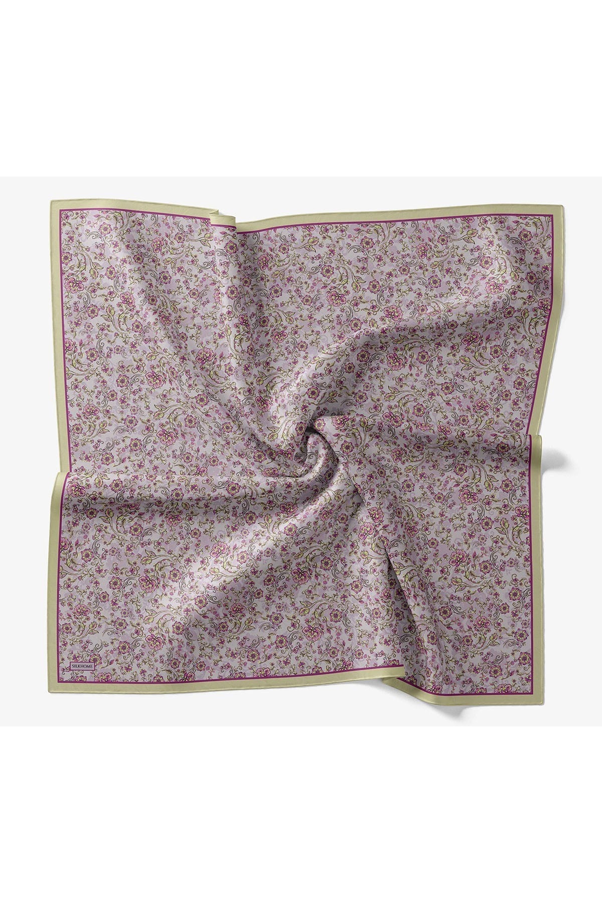 Velora Eşarp Modern Flora Lila 90x90