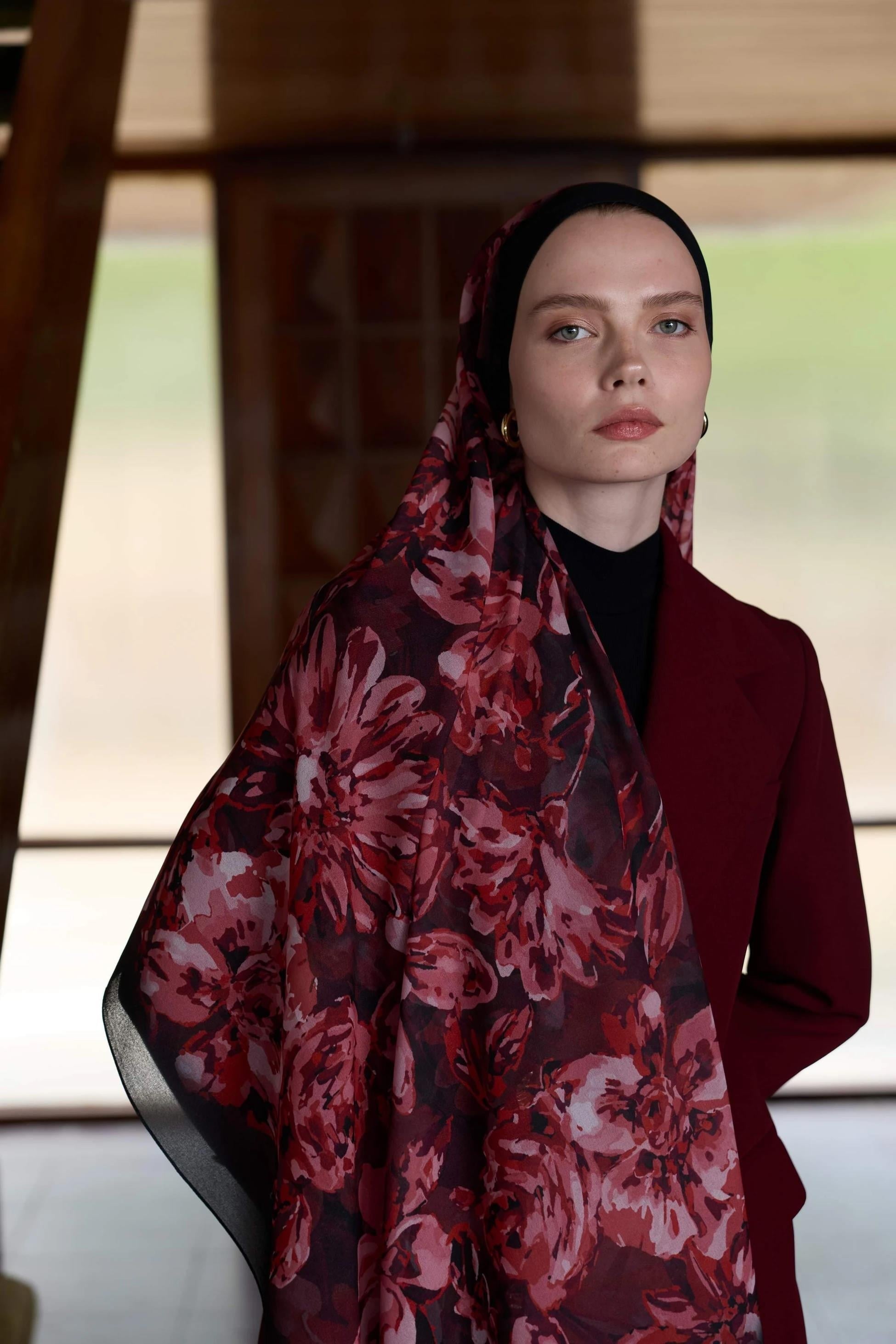 Winter Bloom Qupra Şal 30001