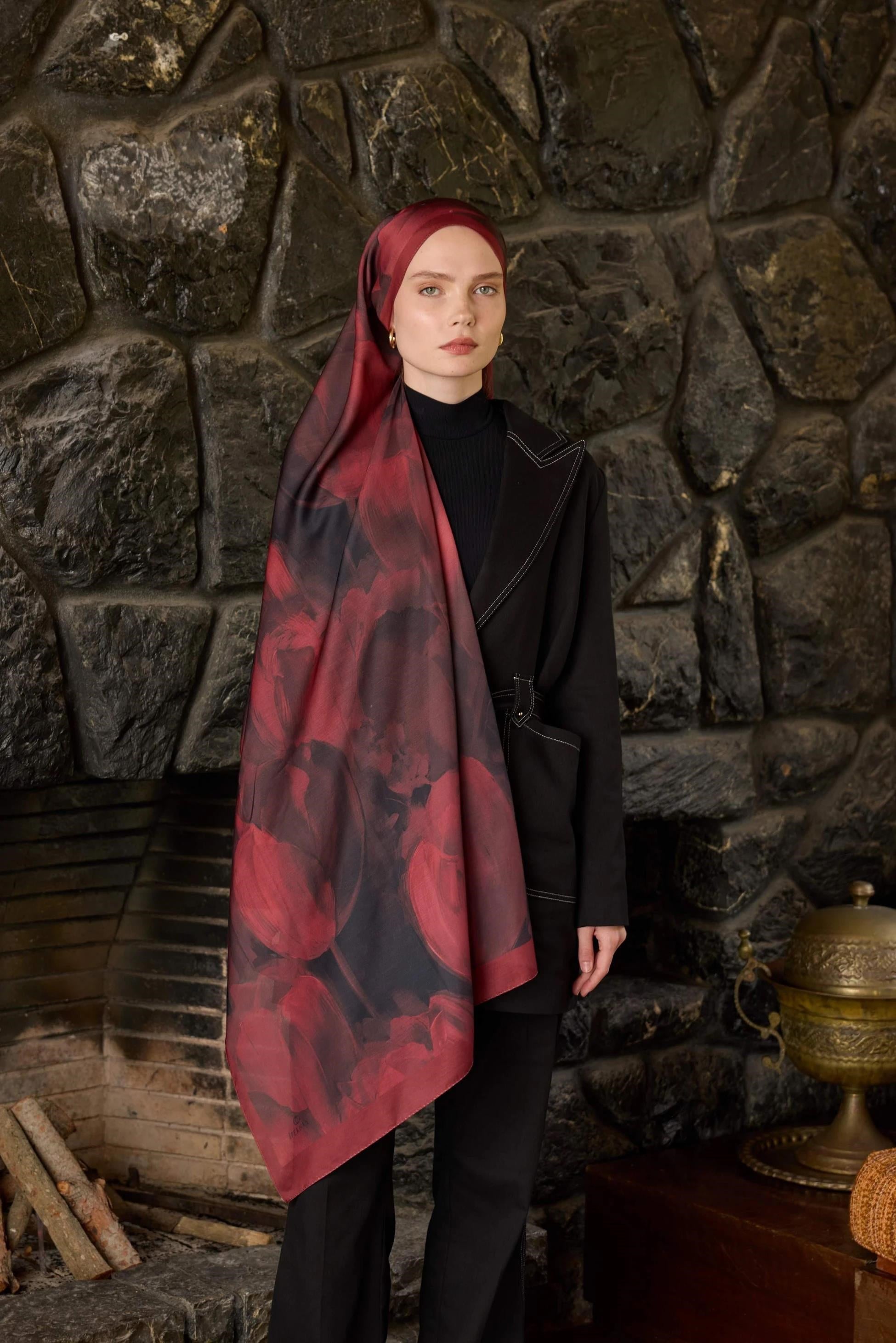 Winter Bloom Soft Şal 3067-10096