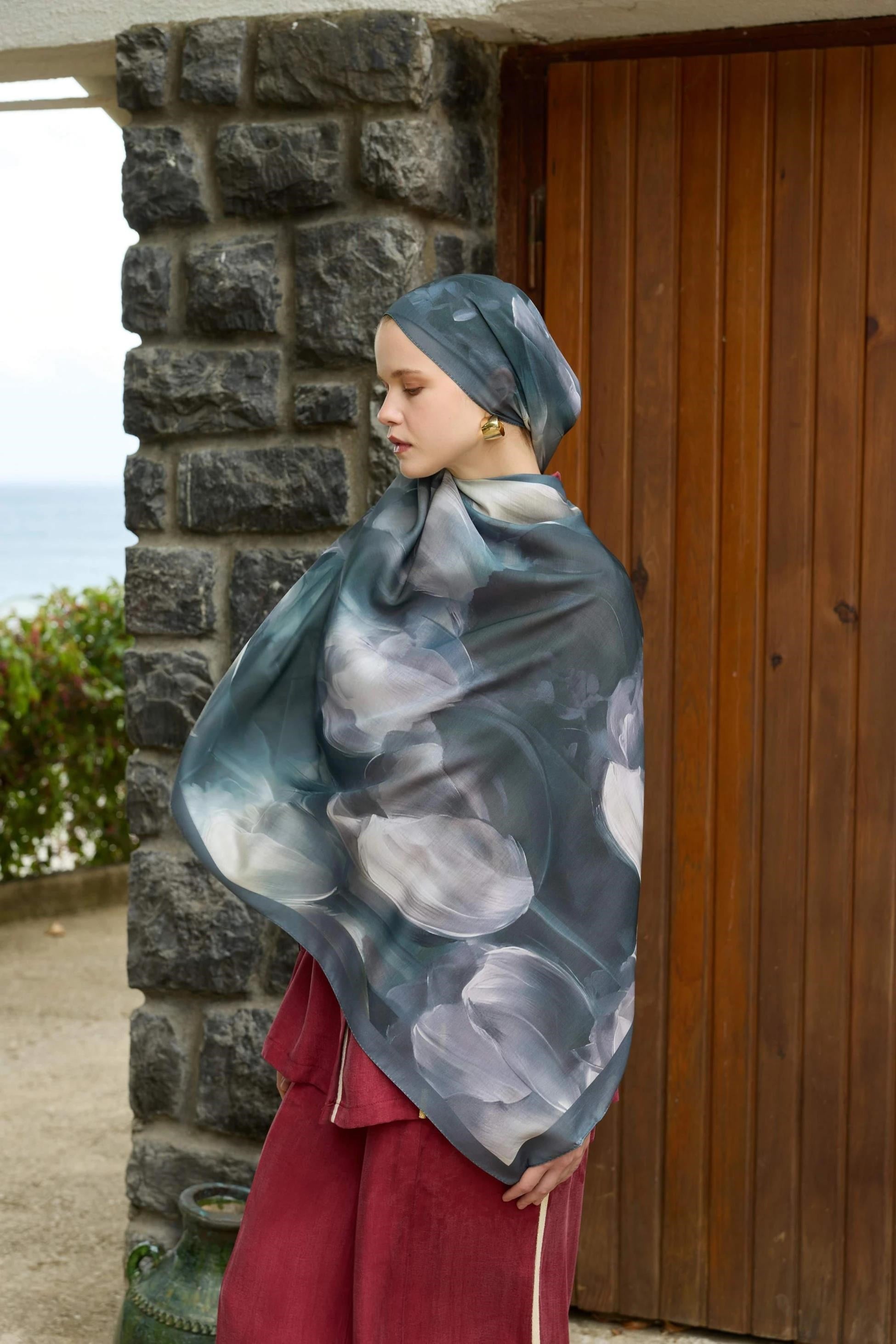 Winter Bloom Soft Şal 3067-10096