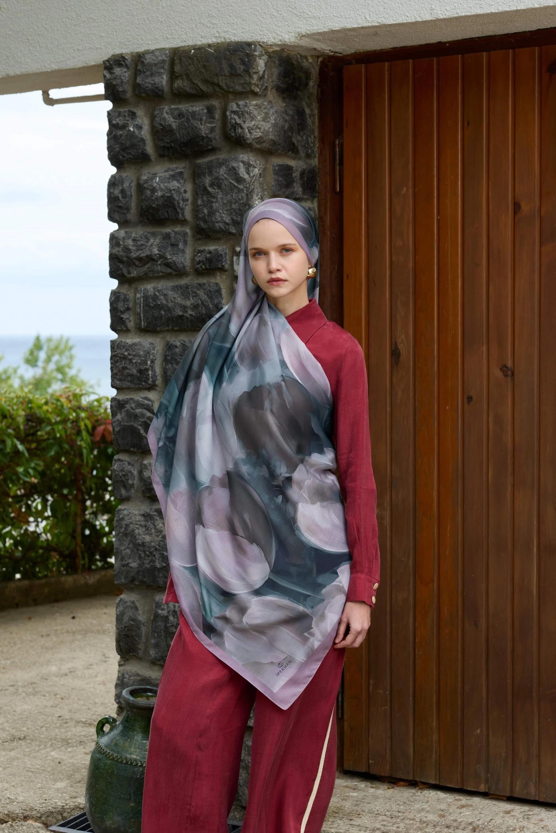 Winter Bloom Soft Şal 3067-10096