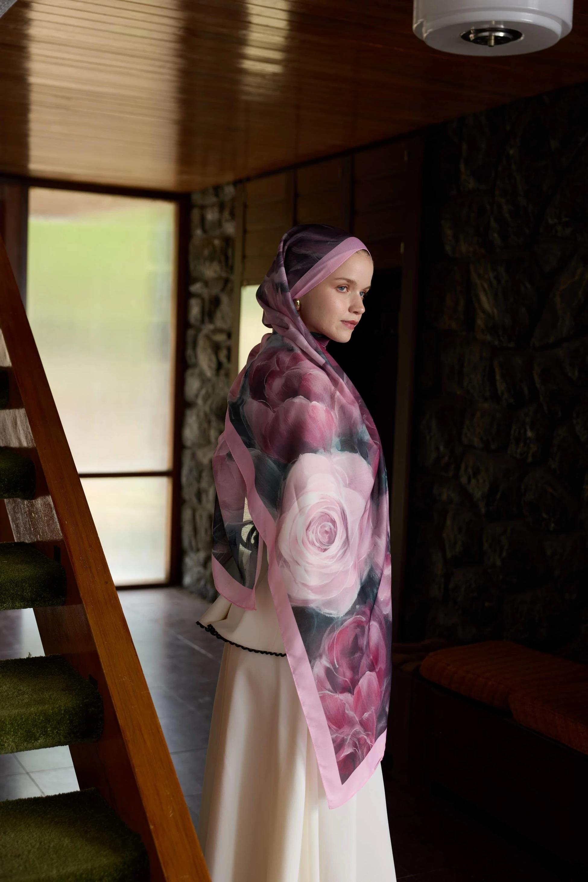 Winter Bloom Soft Şal 3068-10097