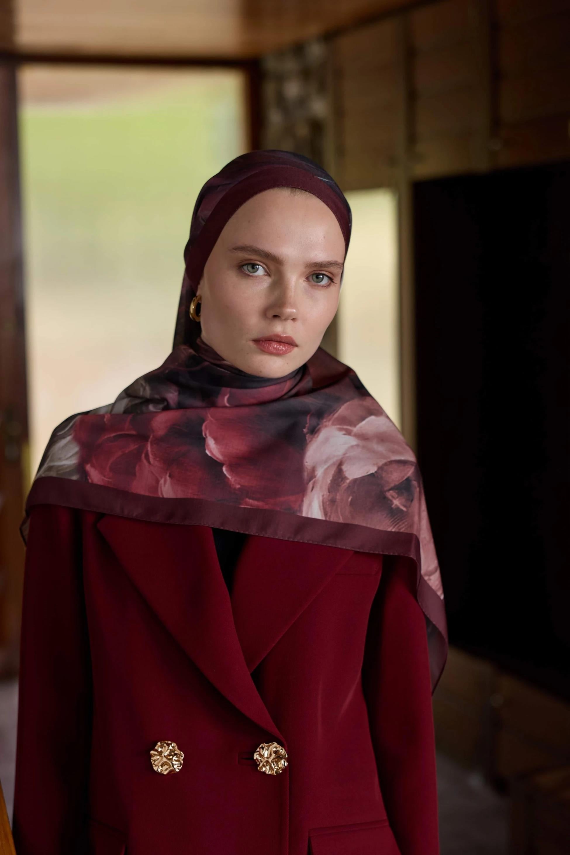 Winter Bloom Soft Şal 3068-10097