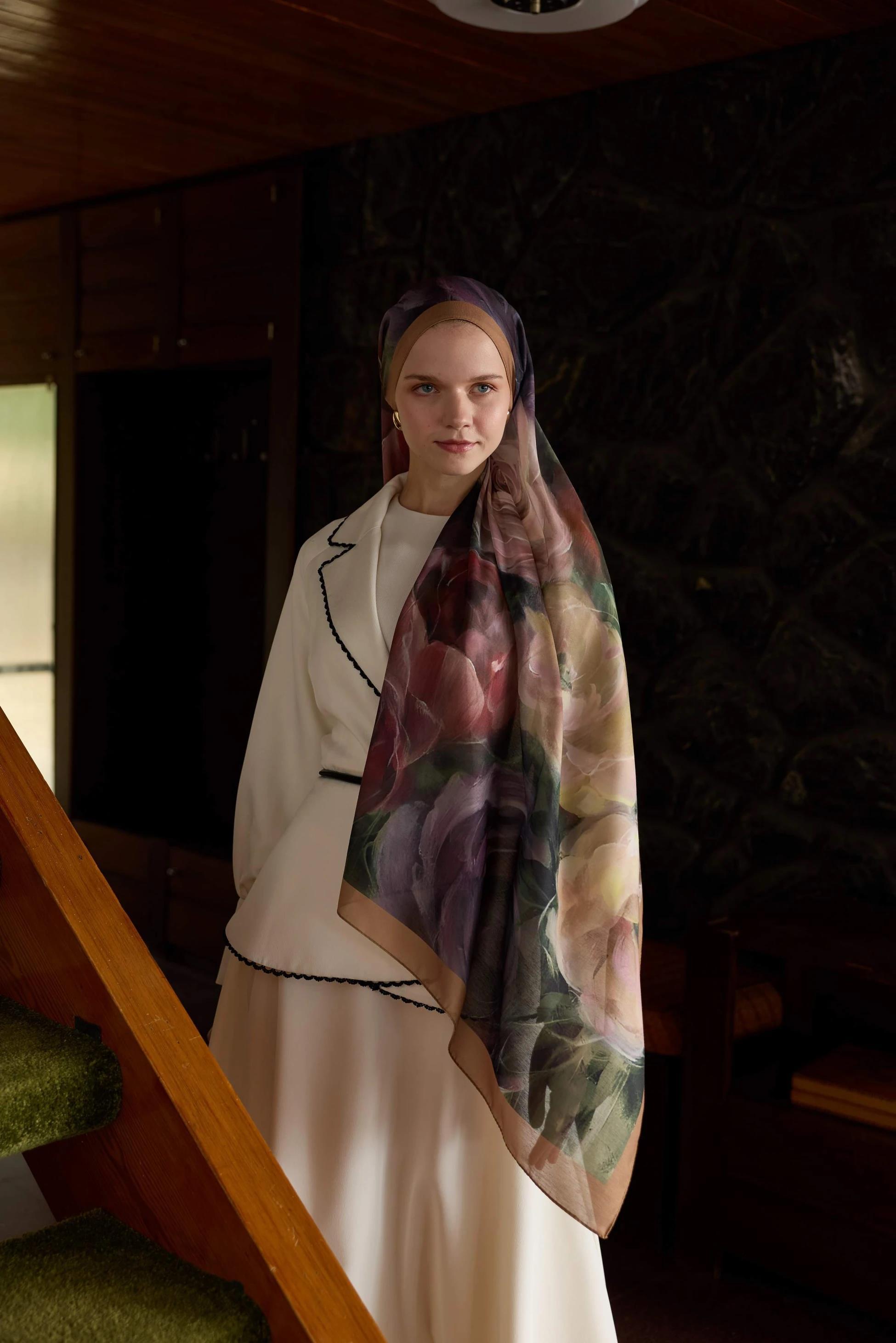Winter Bloom Soft Şal 3068-10097