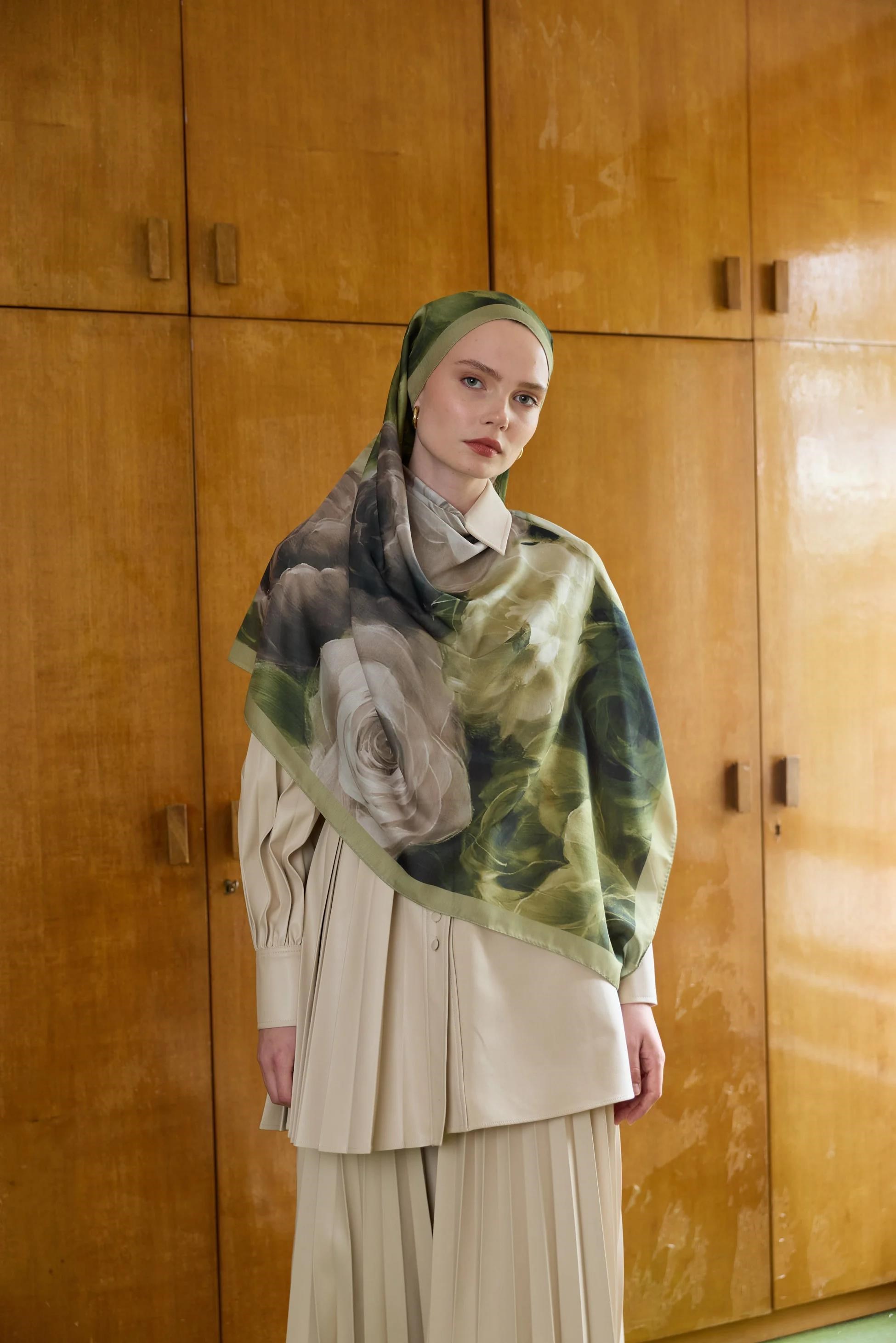 Winter Bloom Soft Şal 3068-10097