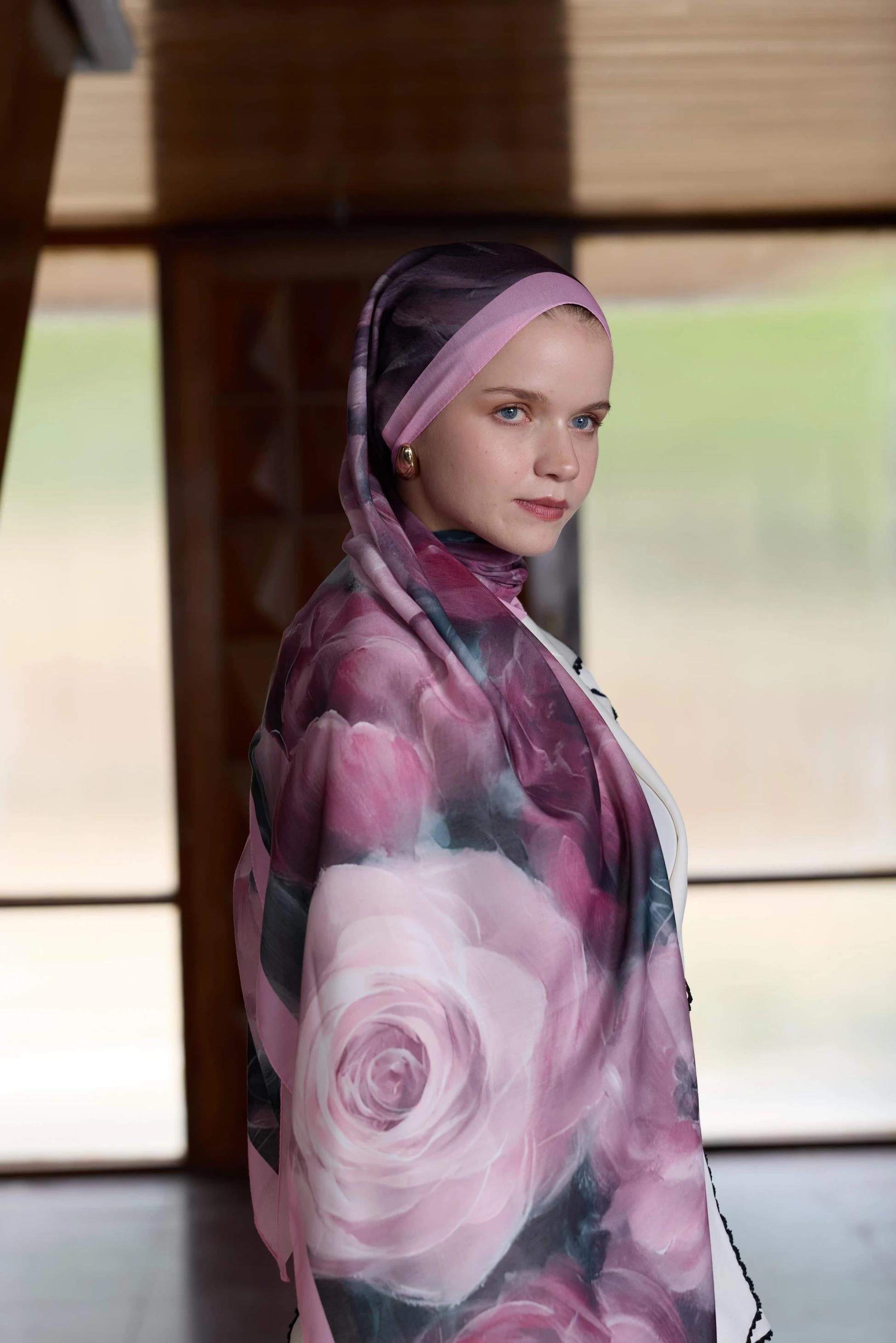 Winter Bloom Soft Şal 3068-10097