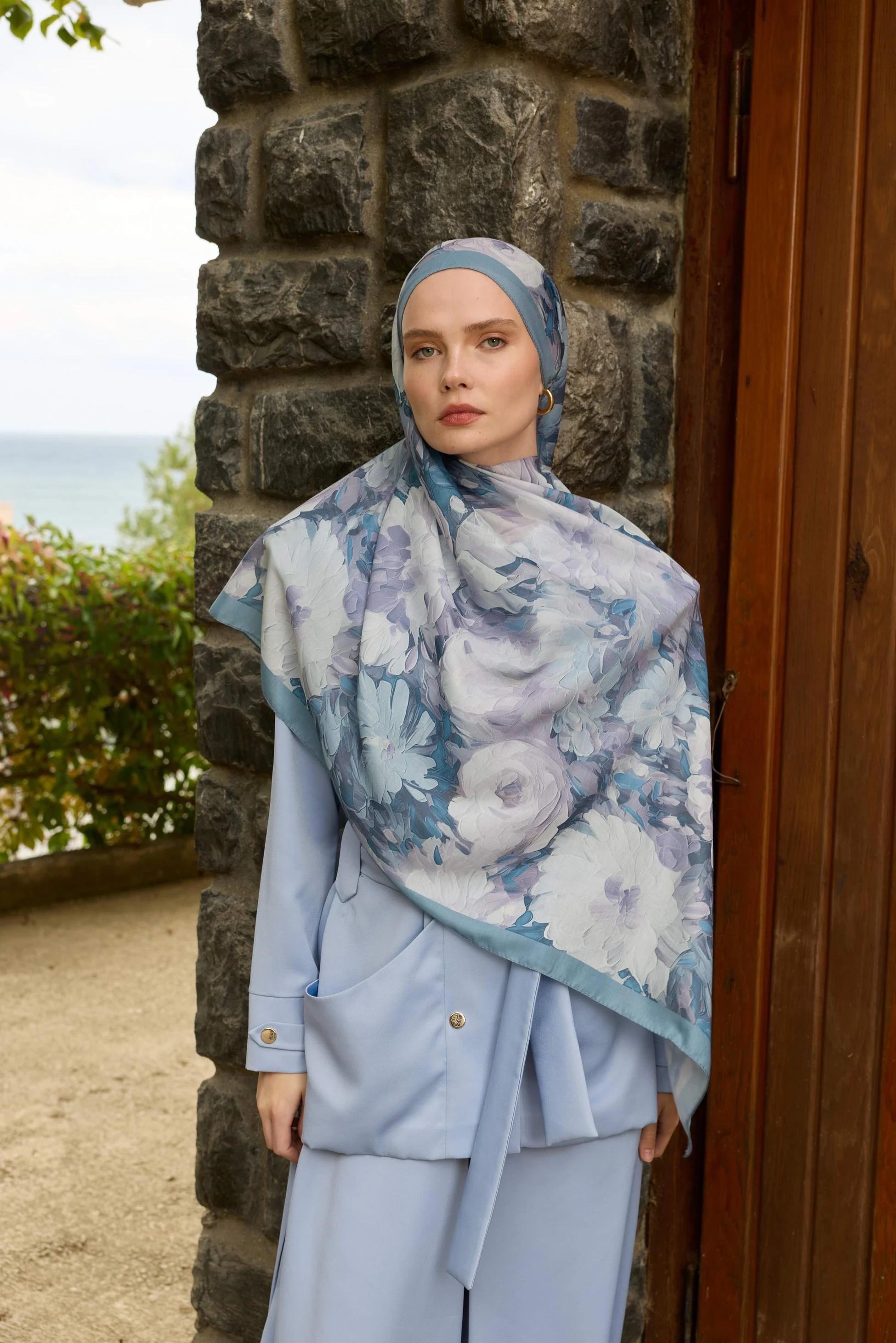 Winter Bloom Soft Şal 3069-10099