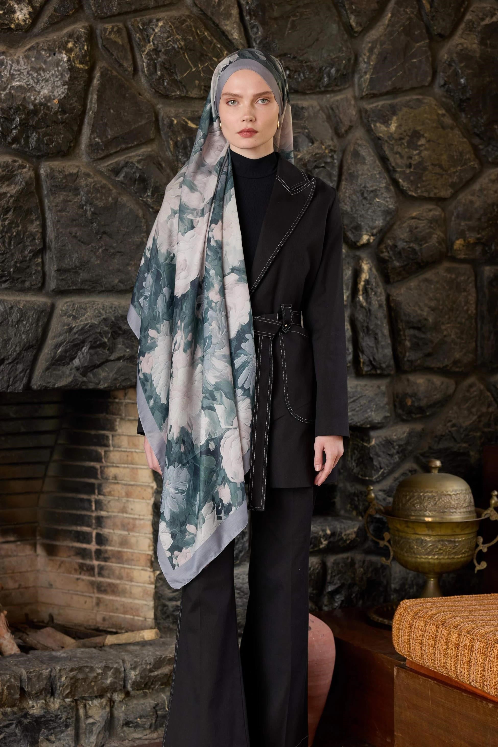 Winter Bloom Soft Şal 3069-10099