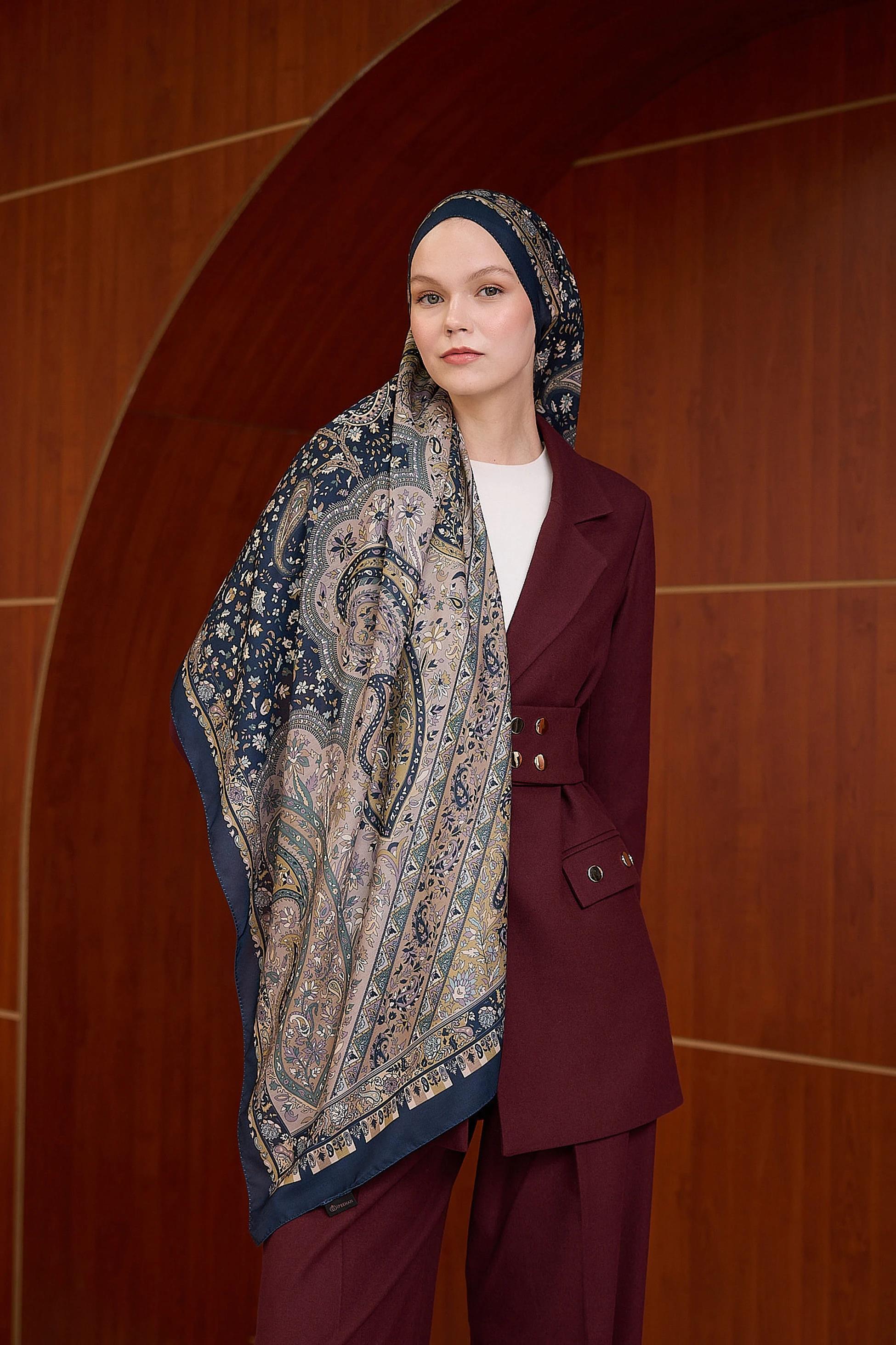 Winter Bloom Soft Şal 3070