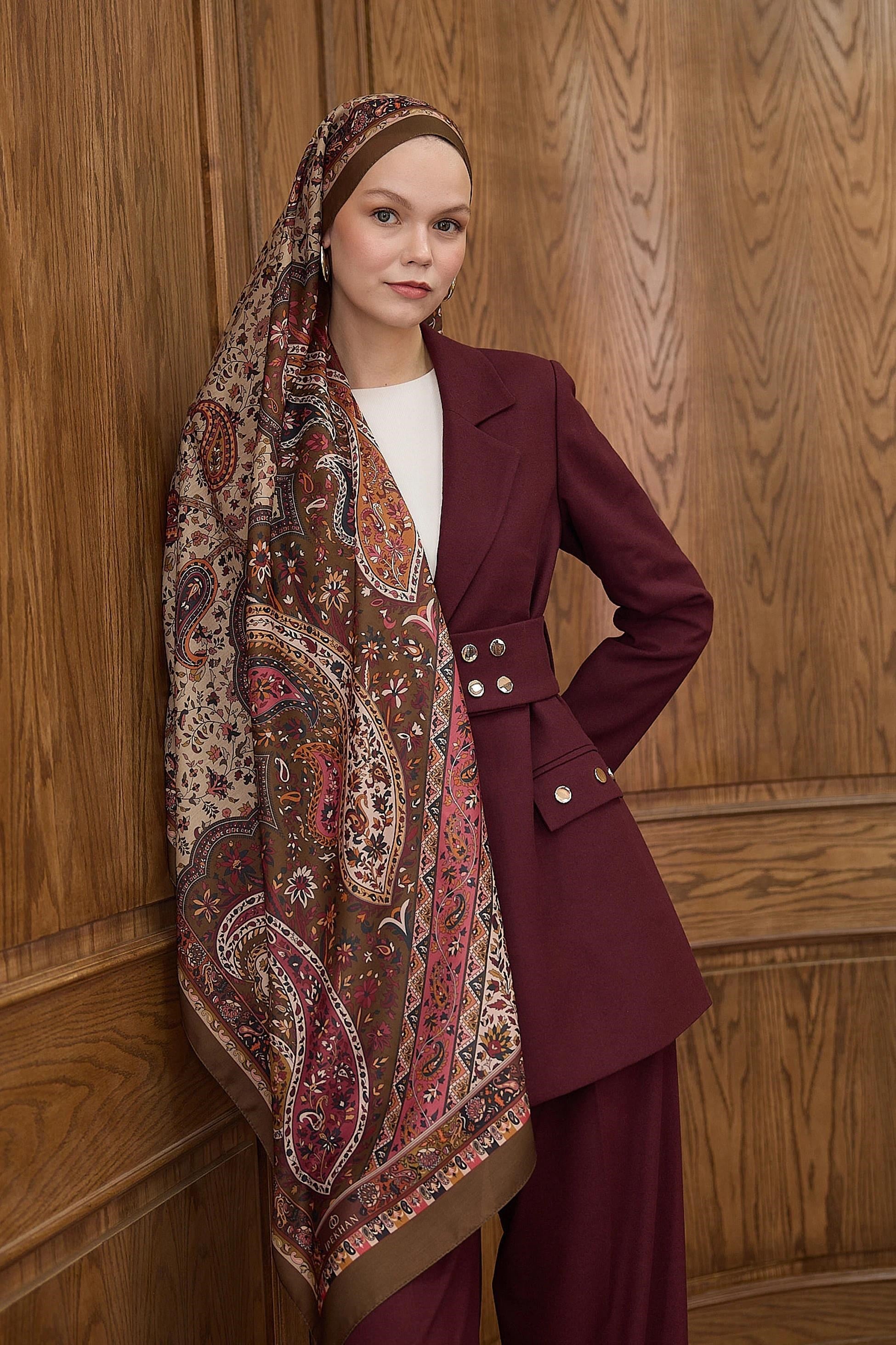 Winter Bloom Soft Şal 3070