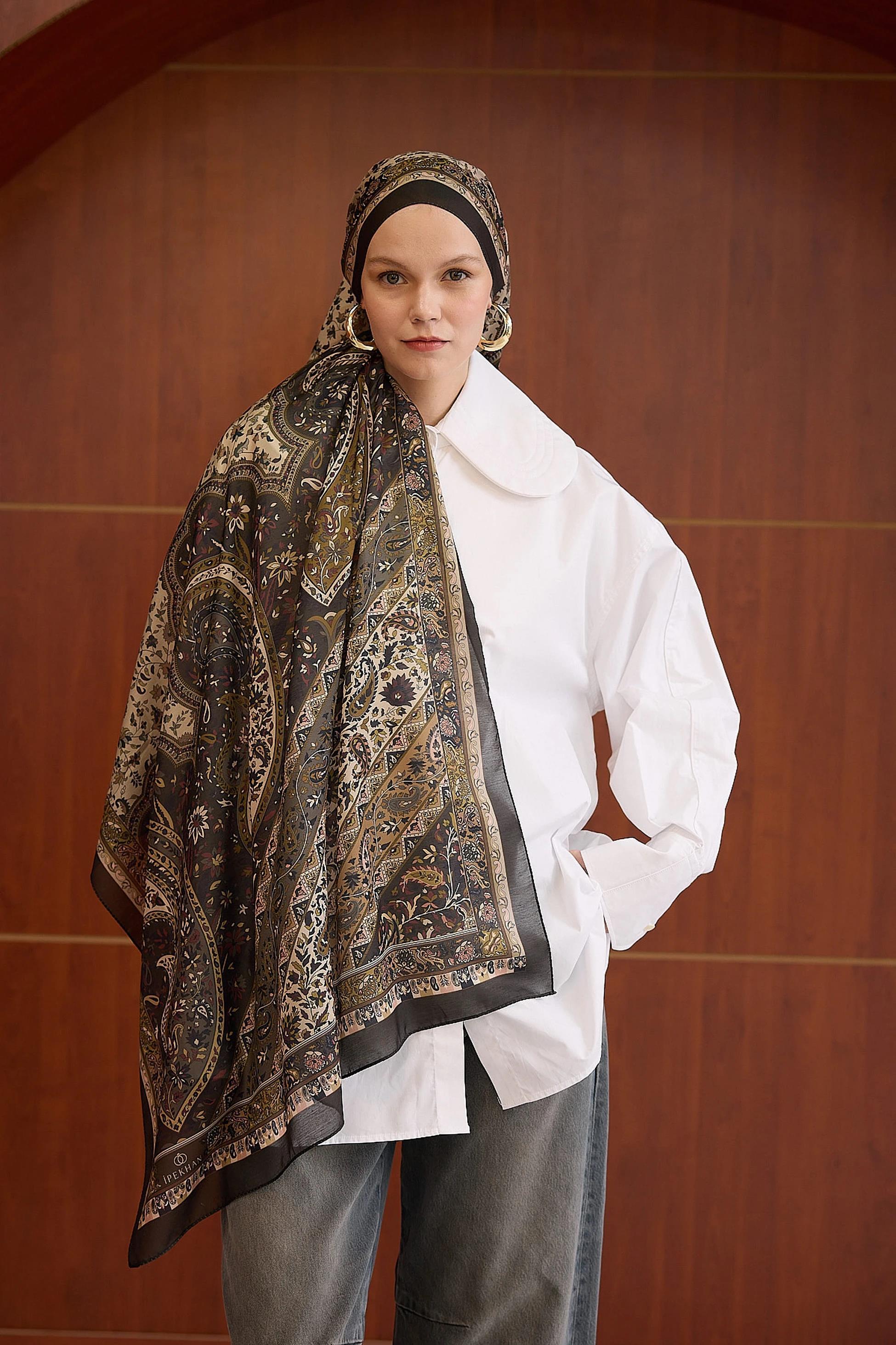 Winter Bloom Soft Şal 3070
