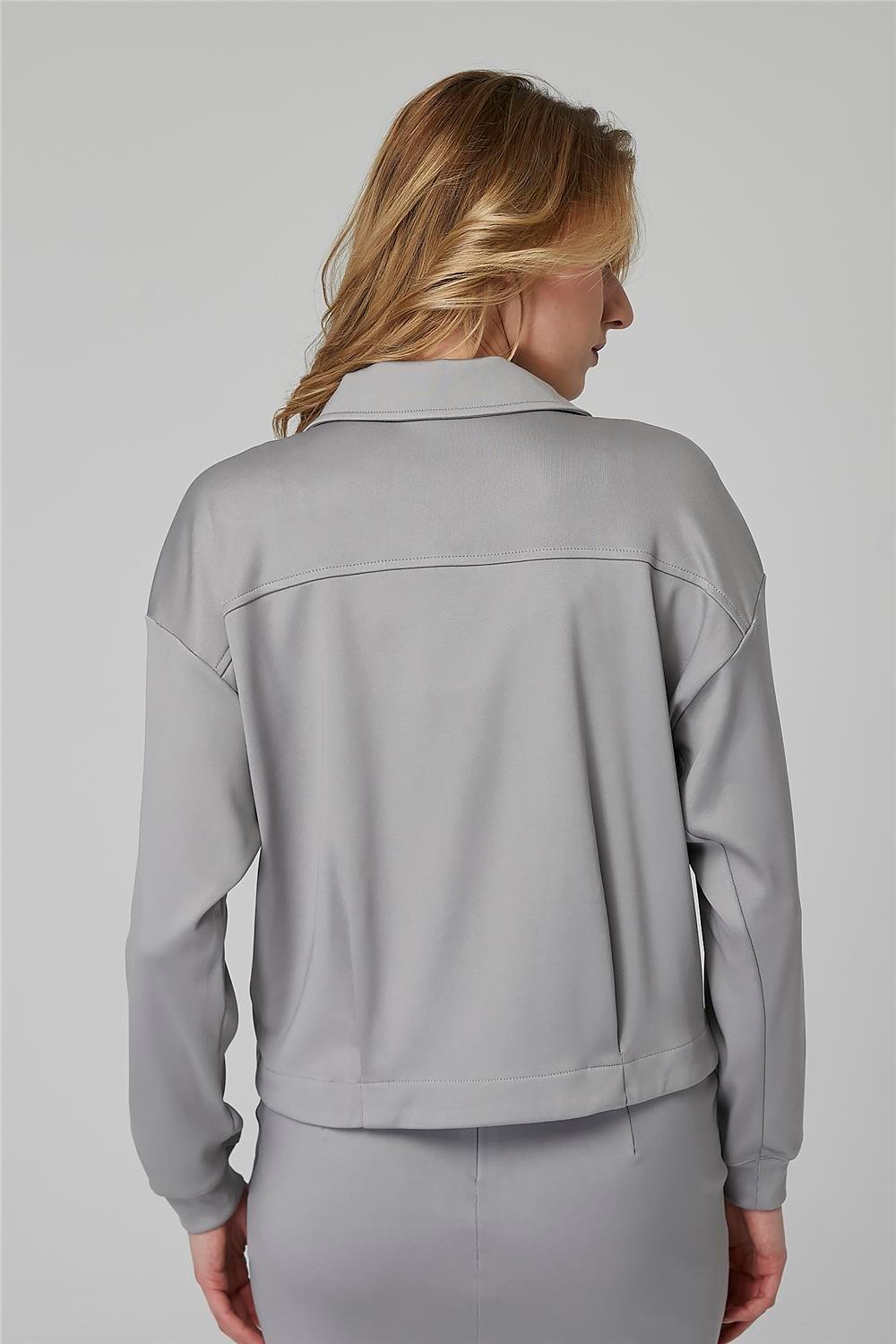 Fermuarlı Yaka Sweat