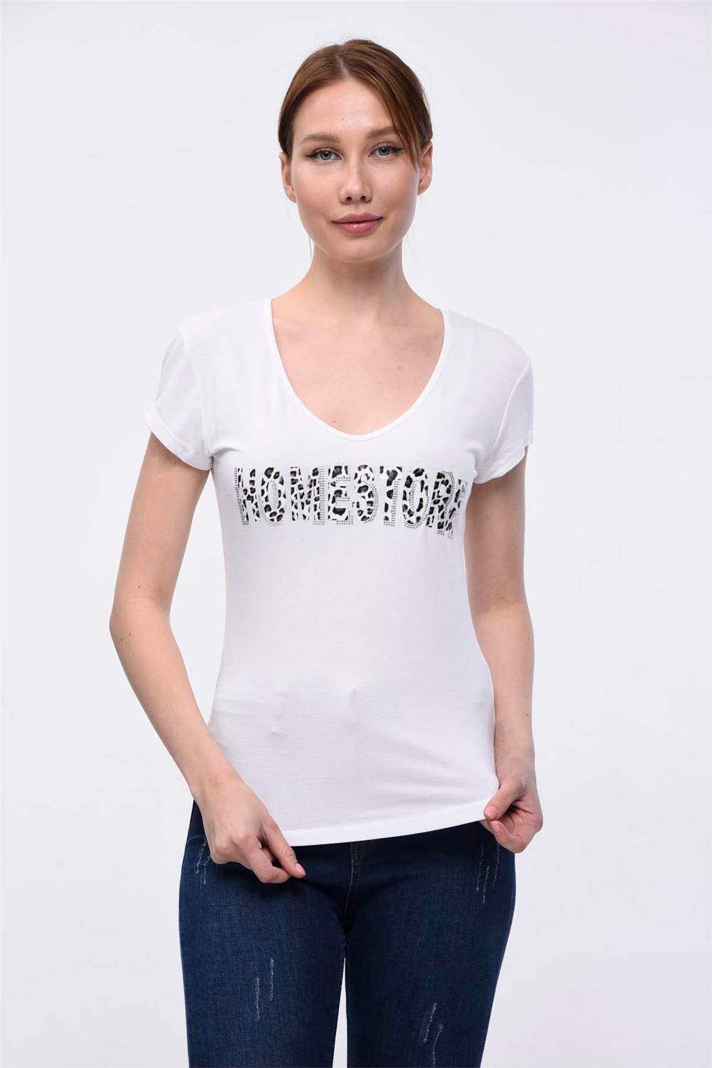Home Store Baskılı Tshirt