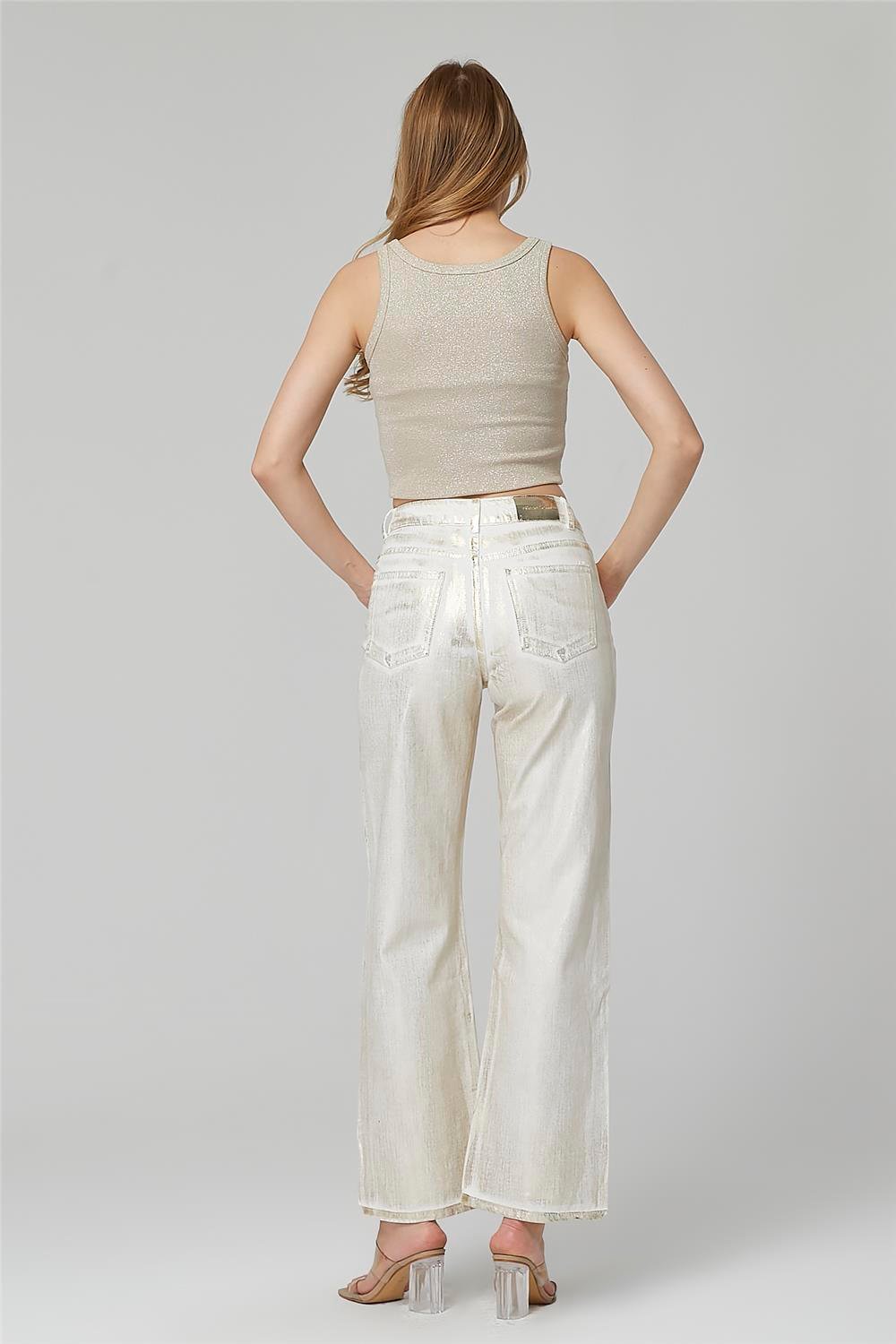 Jean Gold  Yaldızlı Pantolon