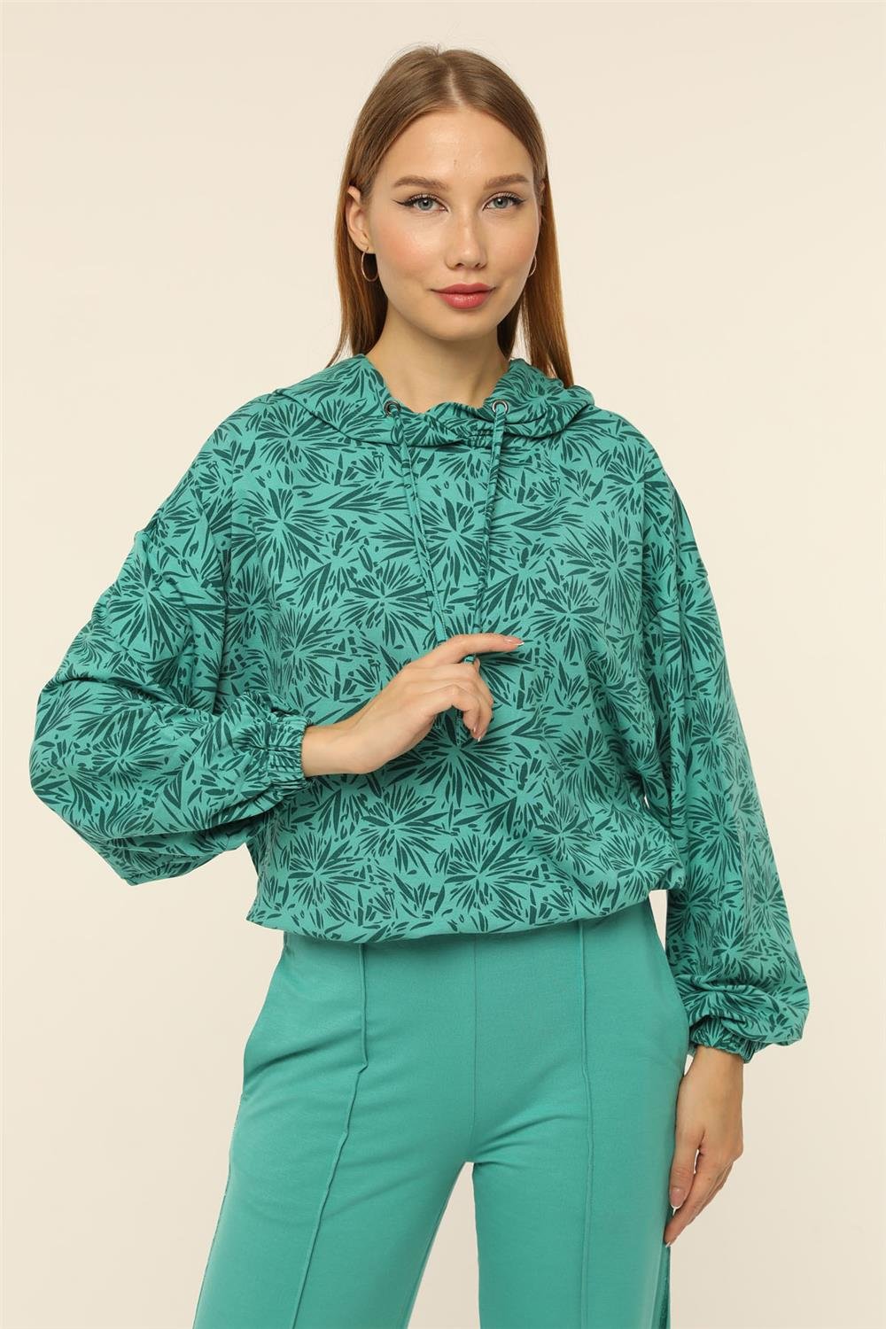 Kapişonlu Bamboo Sweatshirt