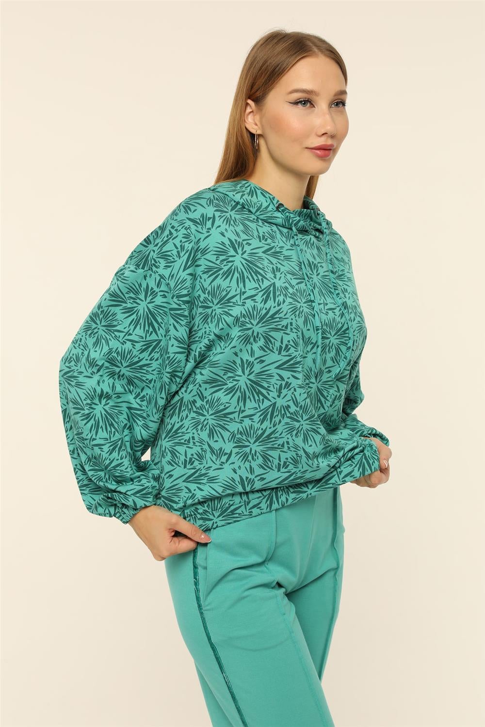 Kapişonlu Bamboo Sweatshirt