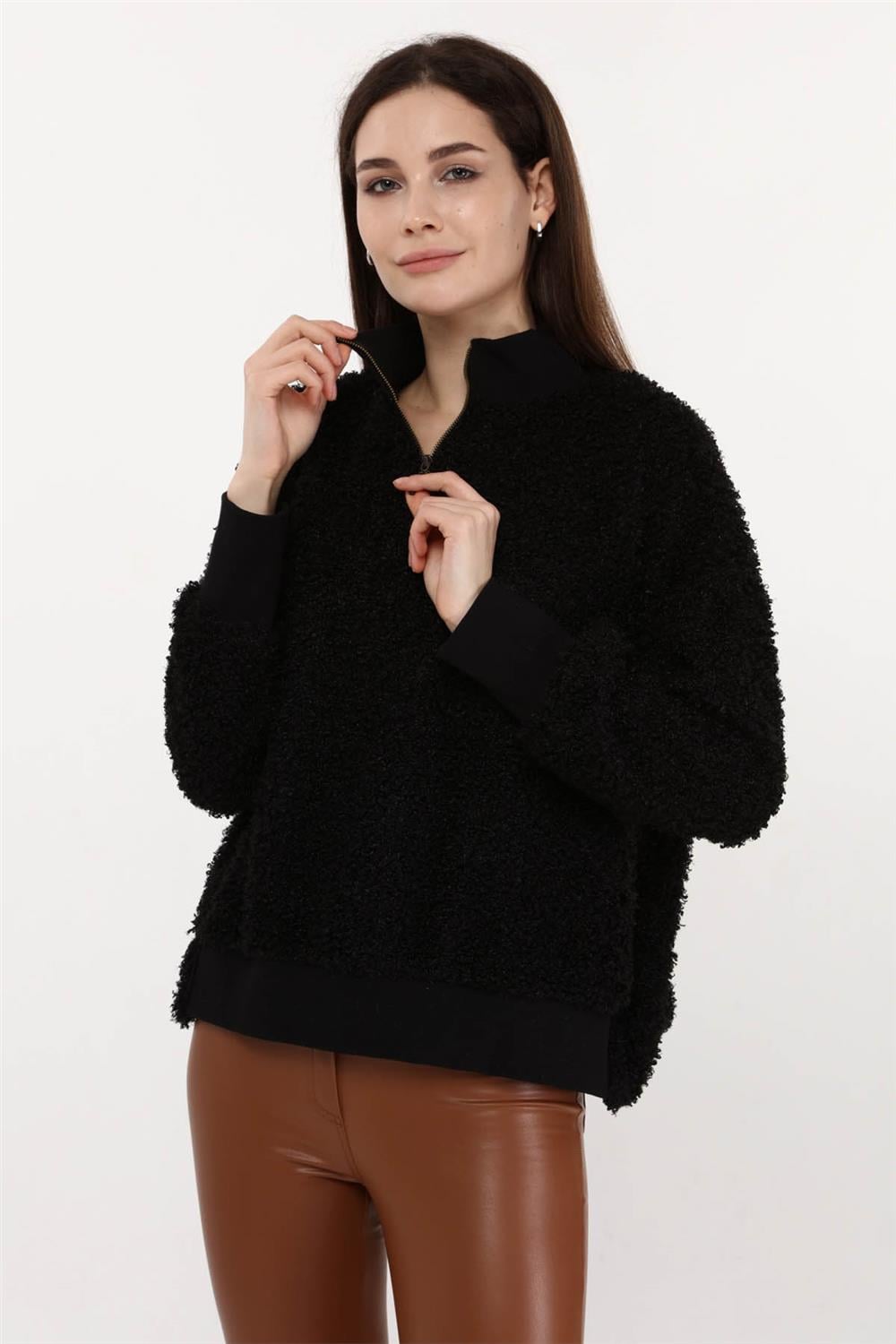 Kıvırcık Kumaş Sweat