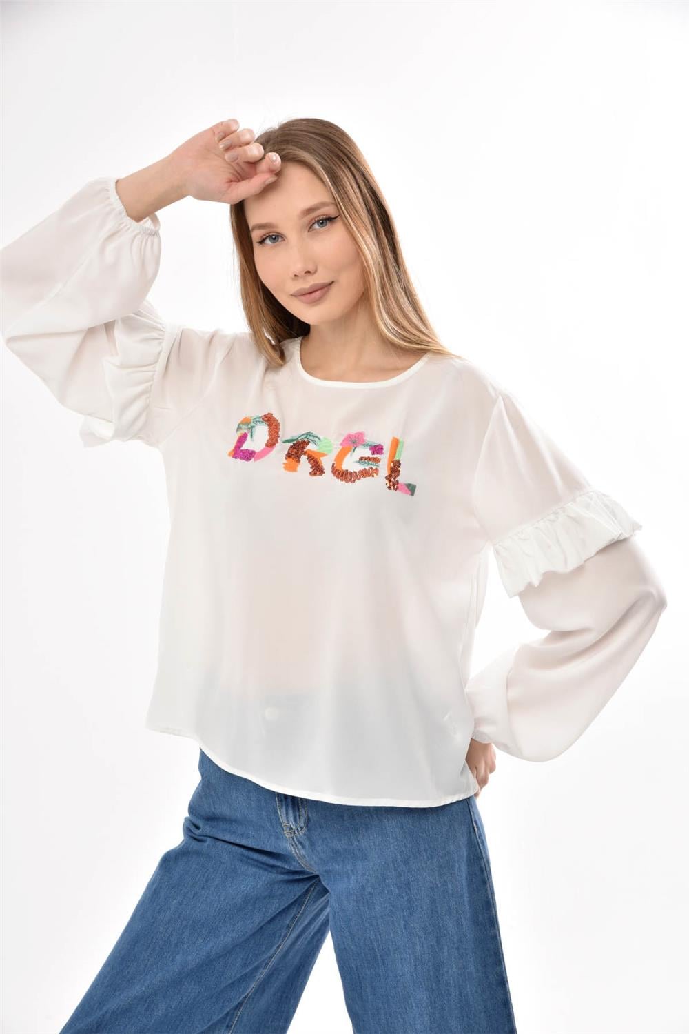 Nakışlı Bluz