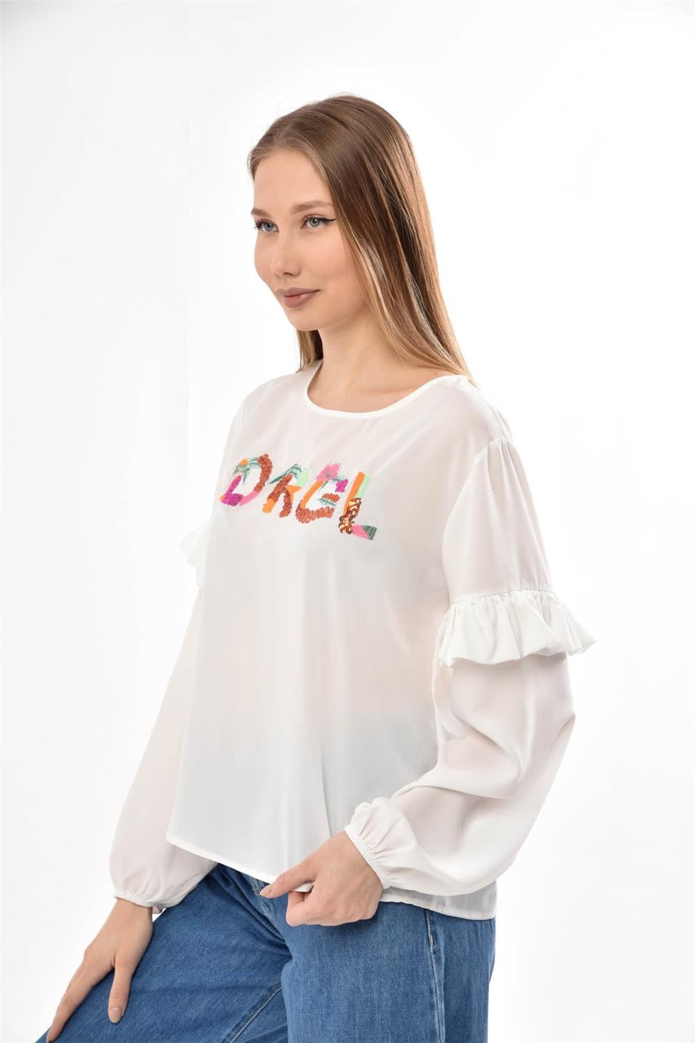 Nakışlı Bluz