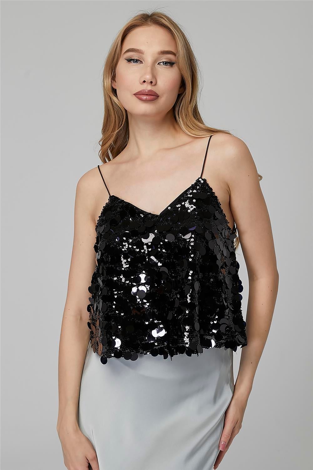 Pul Payetli Top
