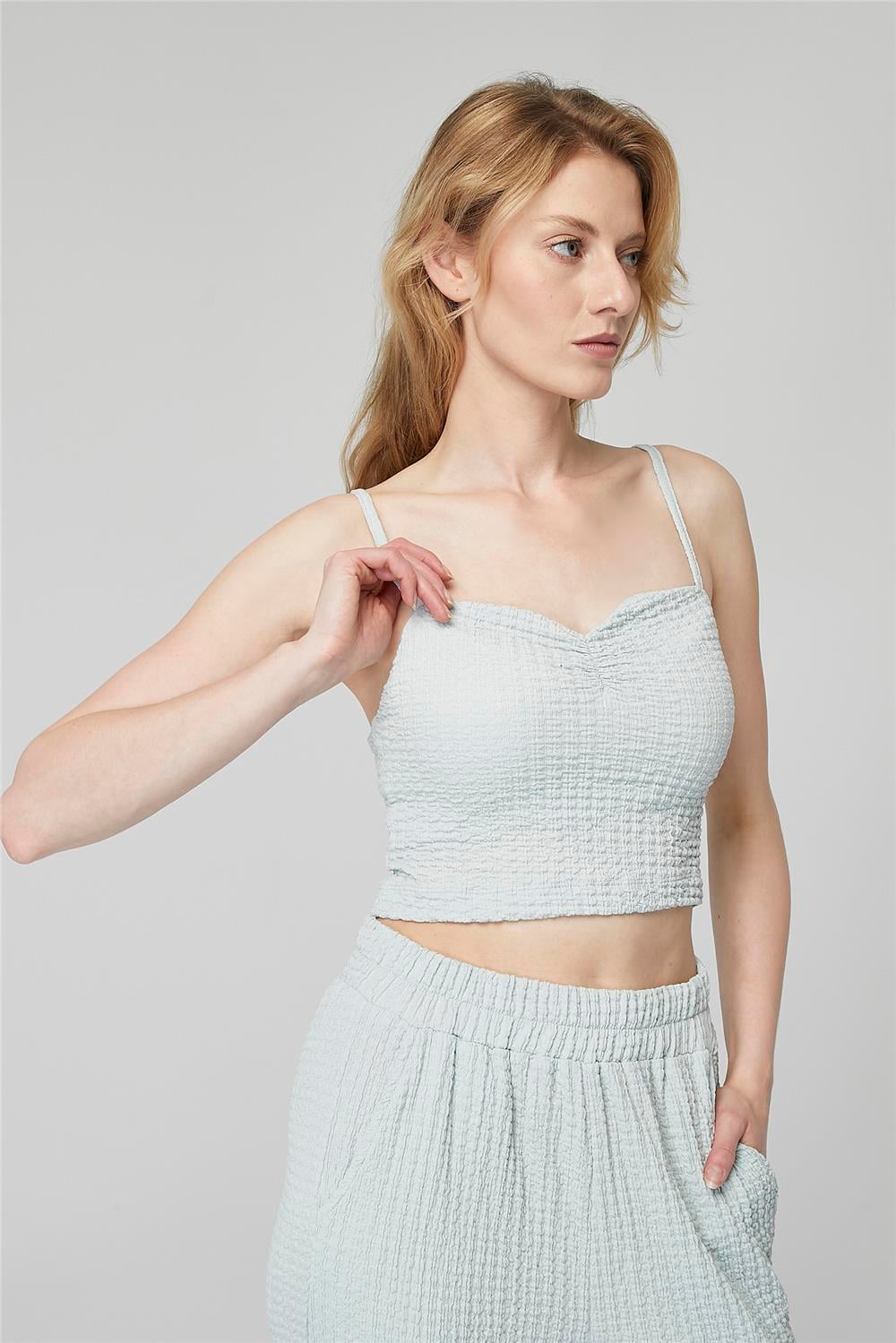 Top Ayar Askılı Crop
