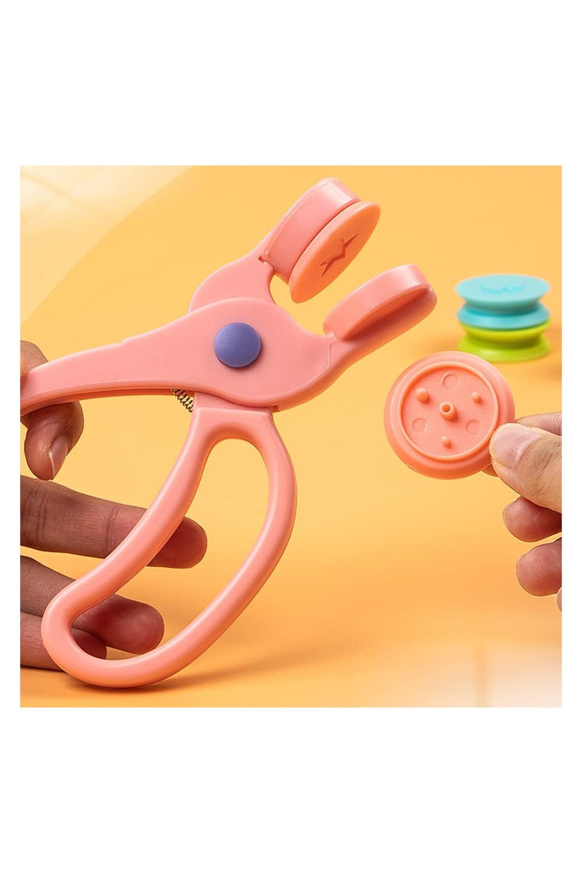 3D Kabartma Damga Makası 8 Desen Çocuk El Sanatları Anaokulu