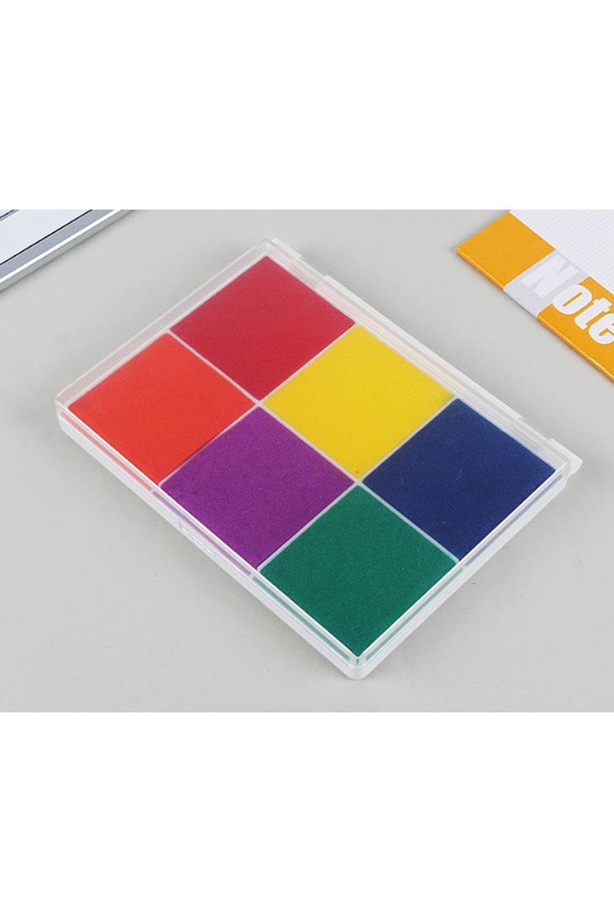 6 in 1 Arada Istampa Büyük Boy 165*127mm Çok Renkli Mürekkep Pedi