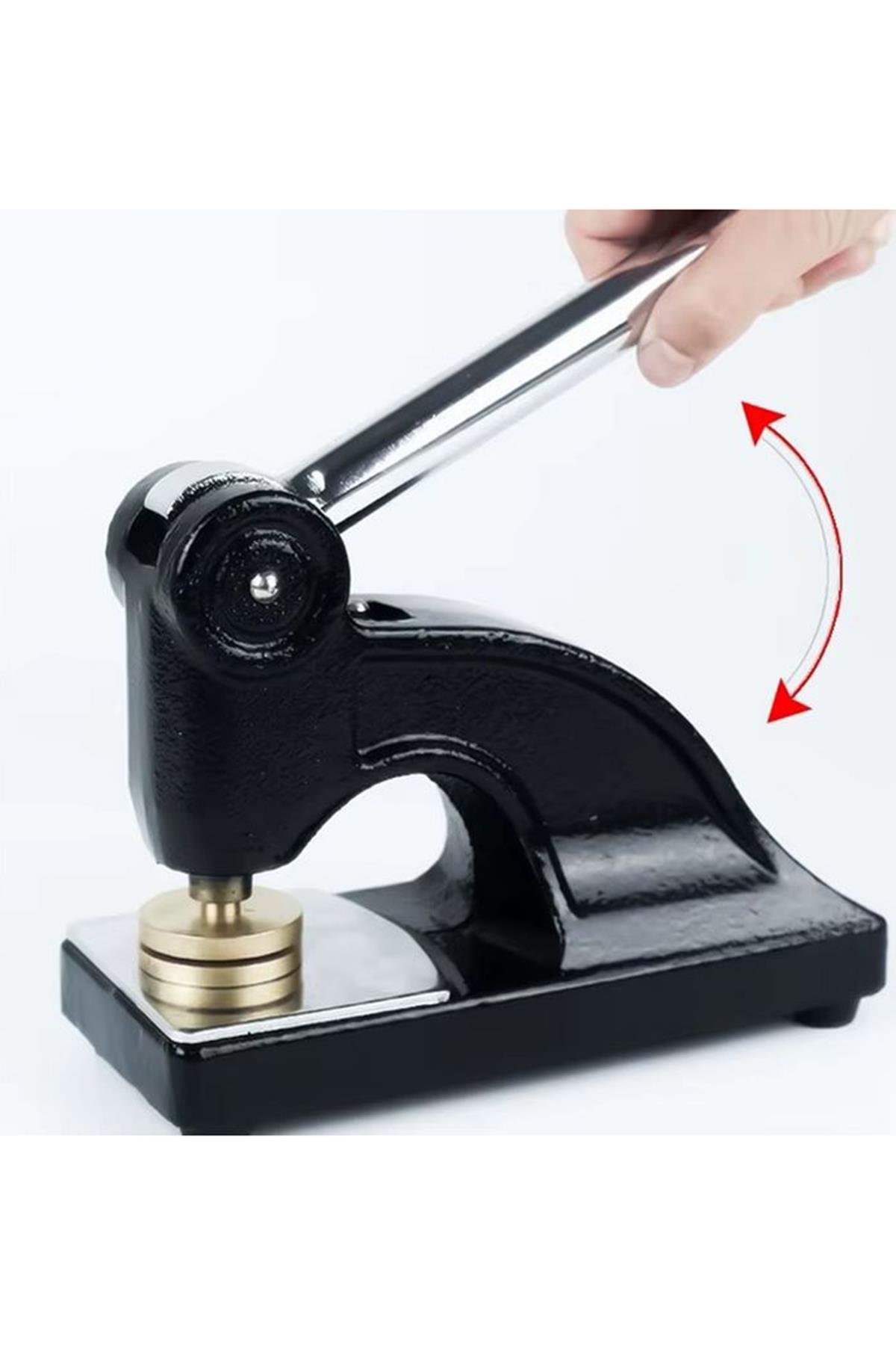 Ağır Hizmet Tipi Soğuk Mühür Kabartma Damga Masa Tipi Baskı Makinesi