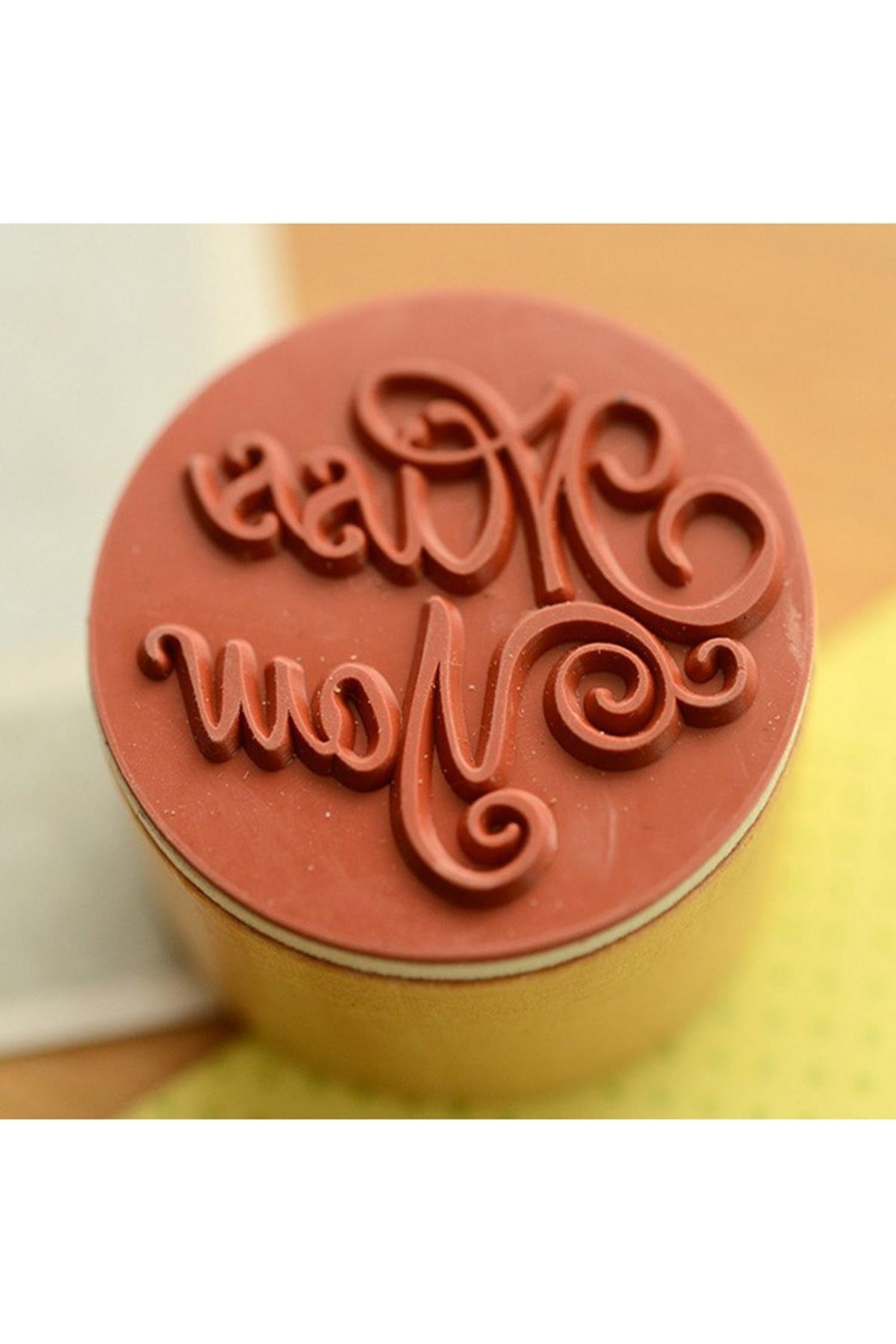 Ahşap Damga 3'lü Mühür Set Love - Miss You - Thank You Temalı