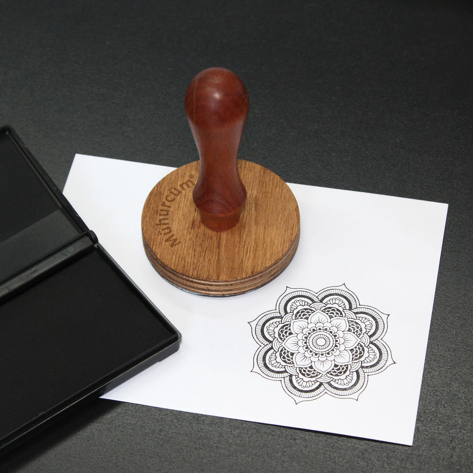 Ahşap Kitap Mührü