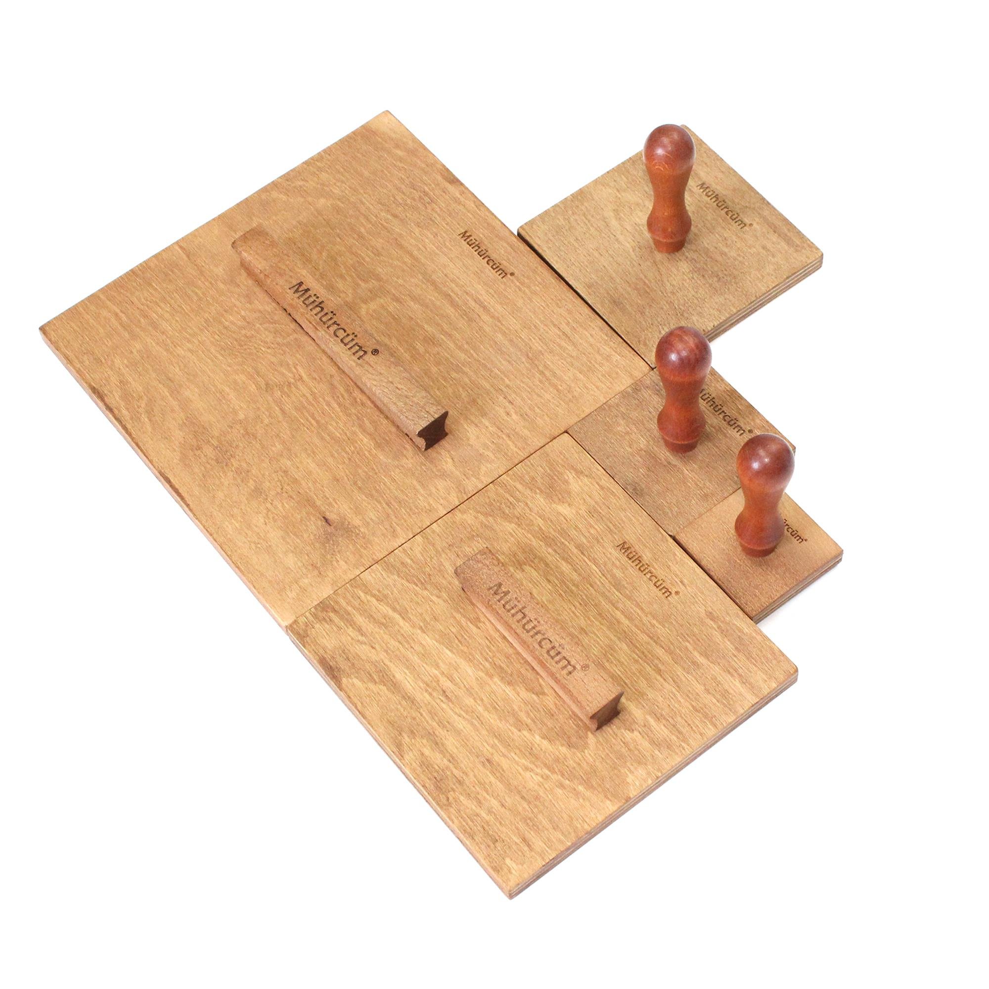 Ahşap Mühür Damga Paketleme - Kağıt - Kumaş - Karton  