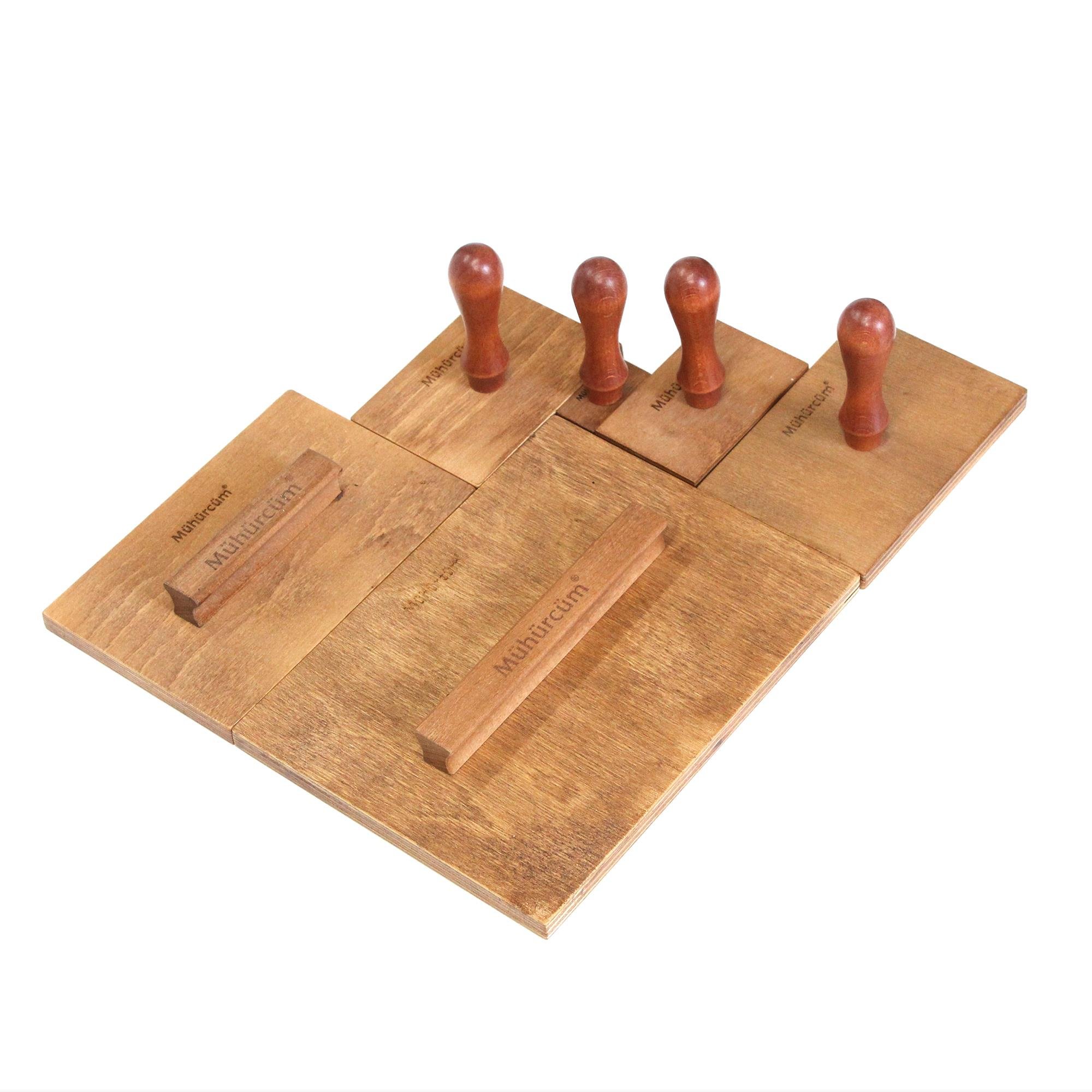 Ahşap Mühür Damga Paketleme - Kağıt - Kumaş - Karton  