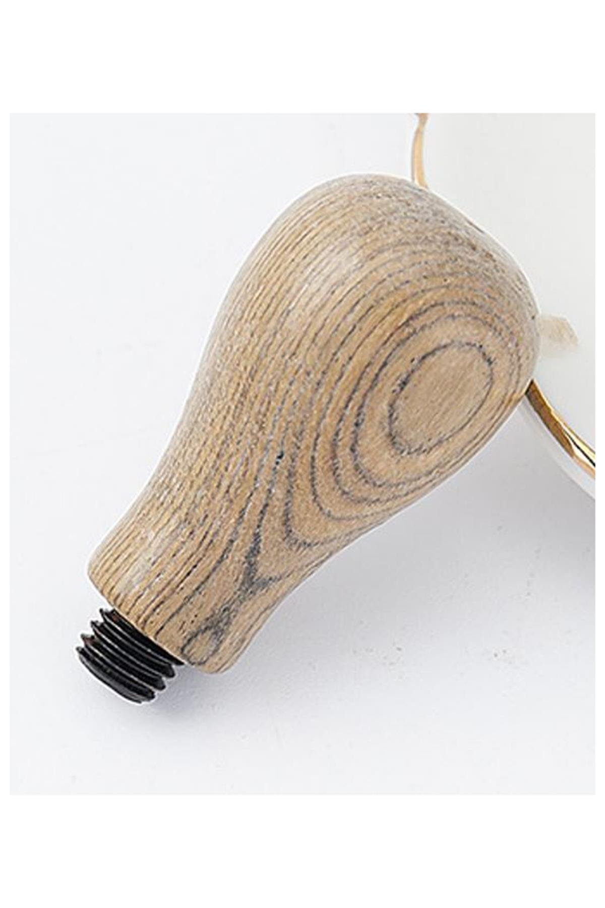 Ahşap Mum Mühür Sapı Cilalı Ceviz Ağacı G21 Özel Tasarım M8 Dişli 