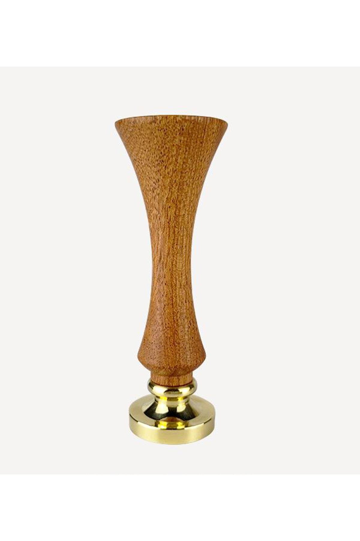 Ahşap Mum Mühür Sapı Gül Ağacı G25 Tasarımı Özel Seri M8 Dişli