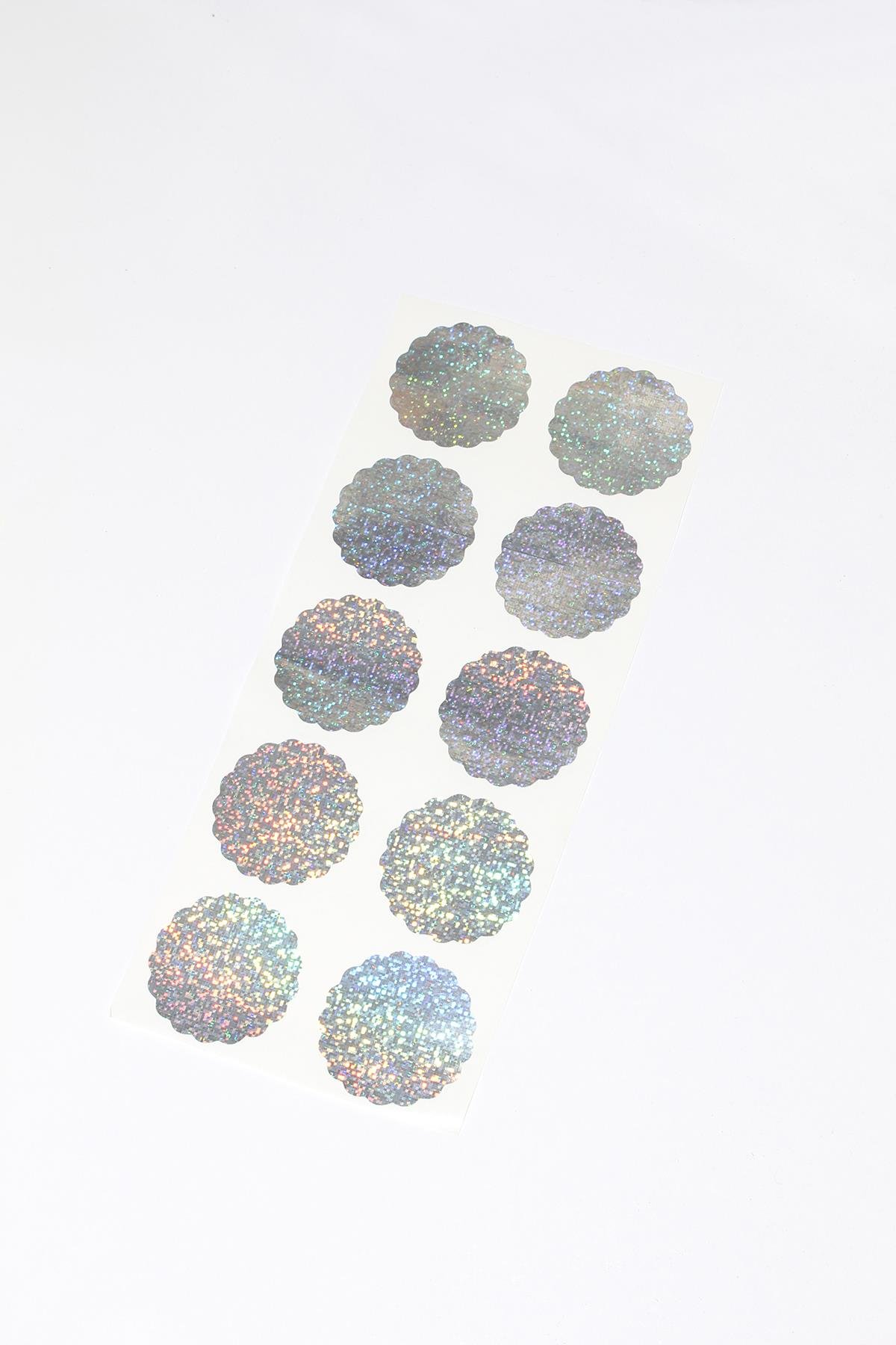 Alüminyum Kendinden Yapışkanlı Soğuk Mühür Etiketi 50 Adet Model 4