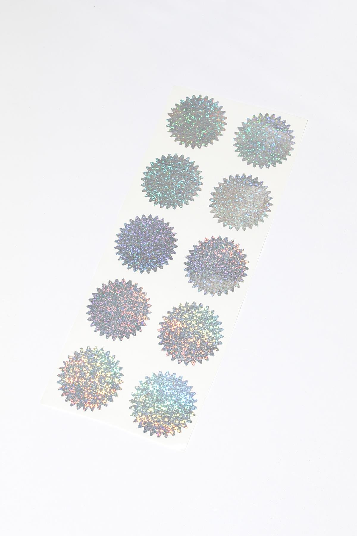 Alüminyum Kendinden Yapışkanlı Soğuk Mühür Etiketi 50 Adet Model 2