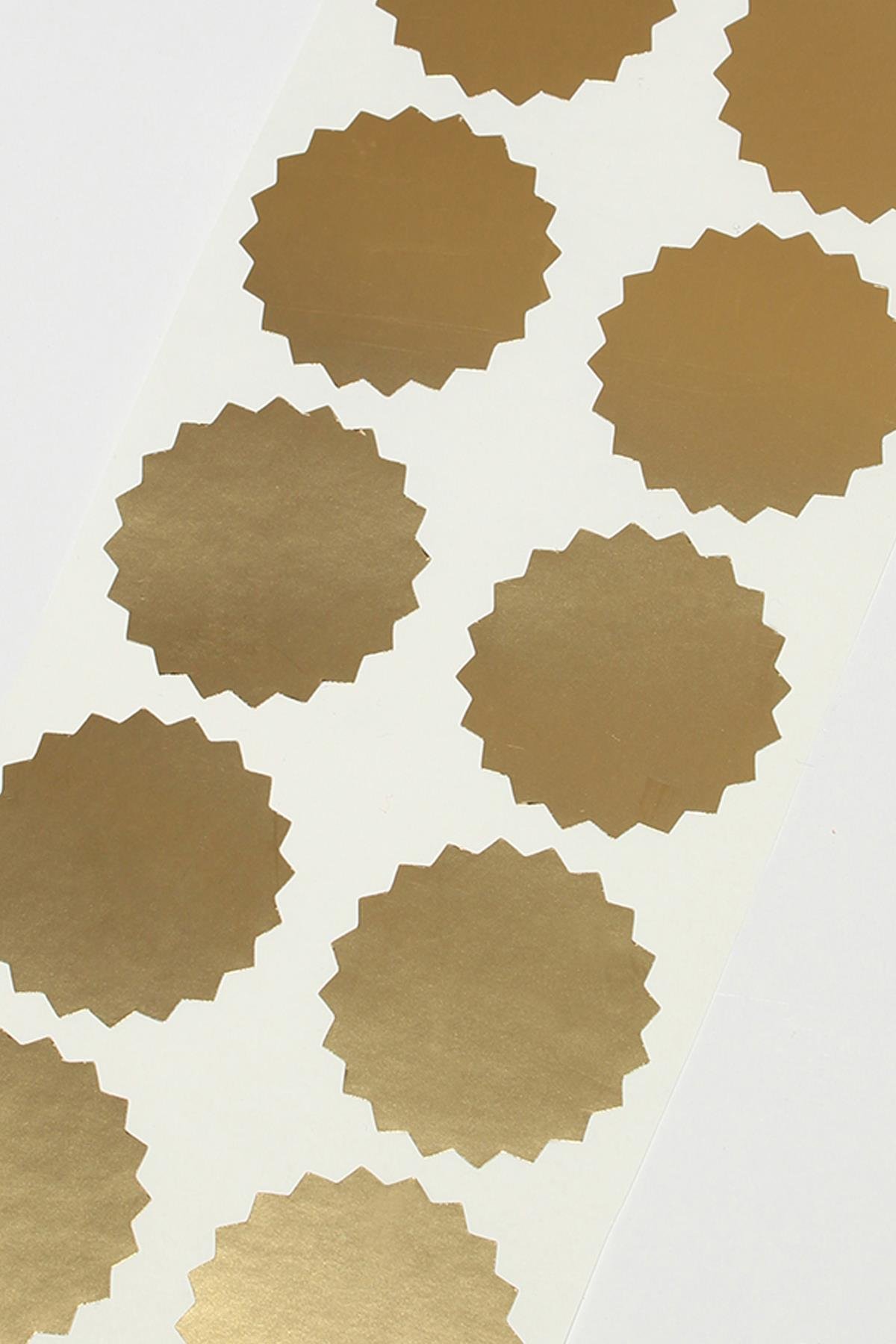 Alüminyum Kendinden Yapışkanlı Soğuk Mühür Etiketi 50 Adet Model 3