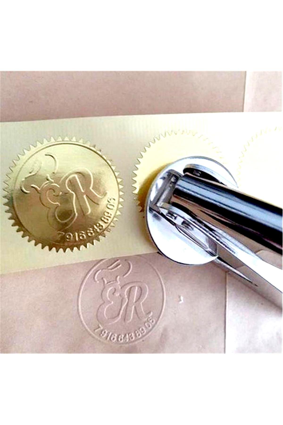 Alüminyum Kendinden Yapışkanlı Soğuk Mühür Etiketi 50 Adet Model 6