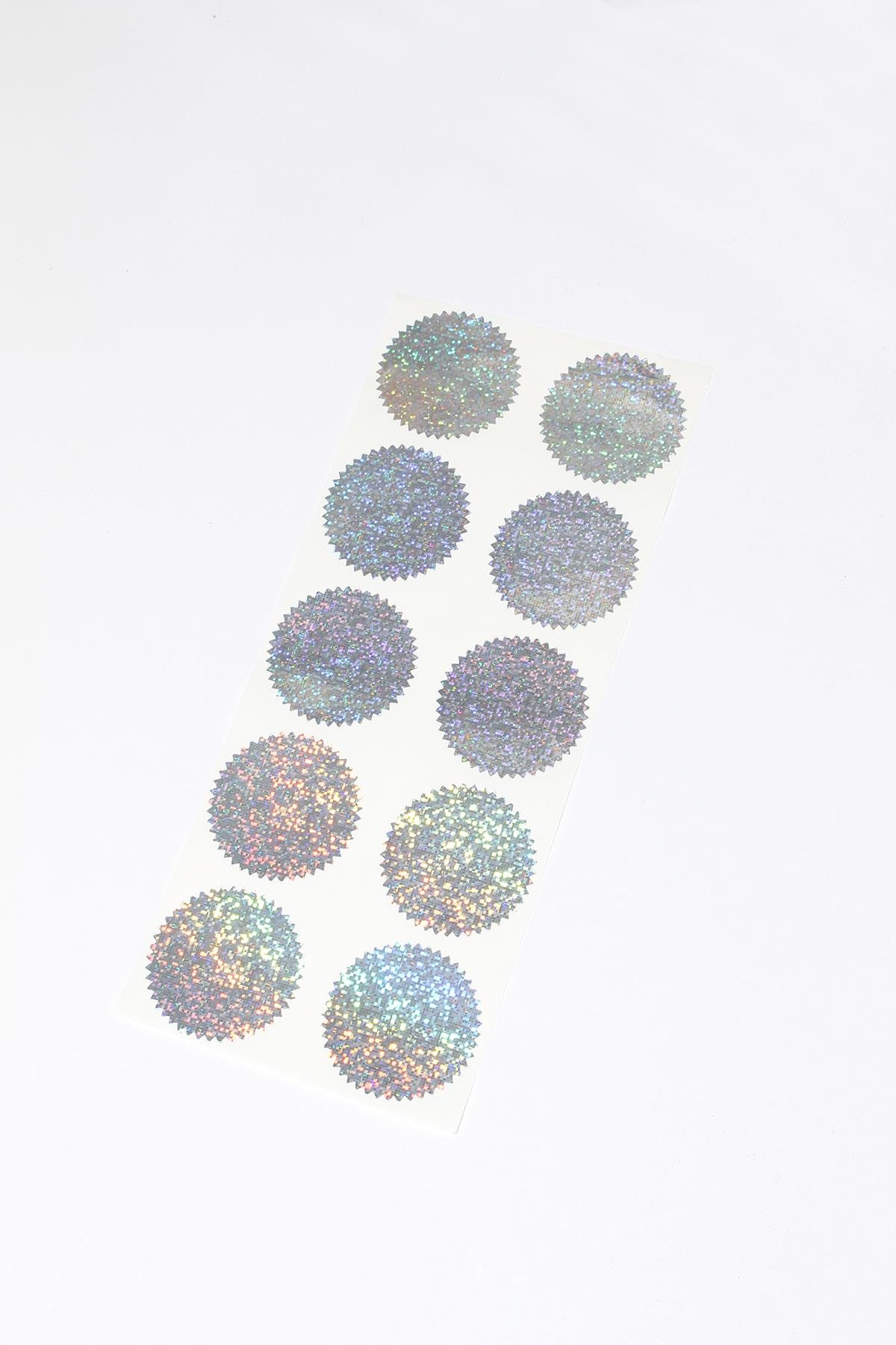 Alüminyum Kendinden Yapışkanlı Soğuk Mühür Etiketi 50 Adet Model 1 