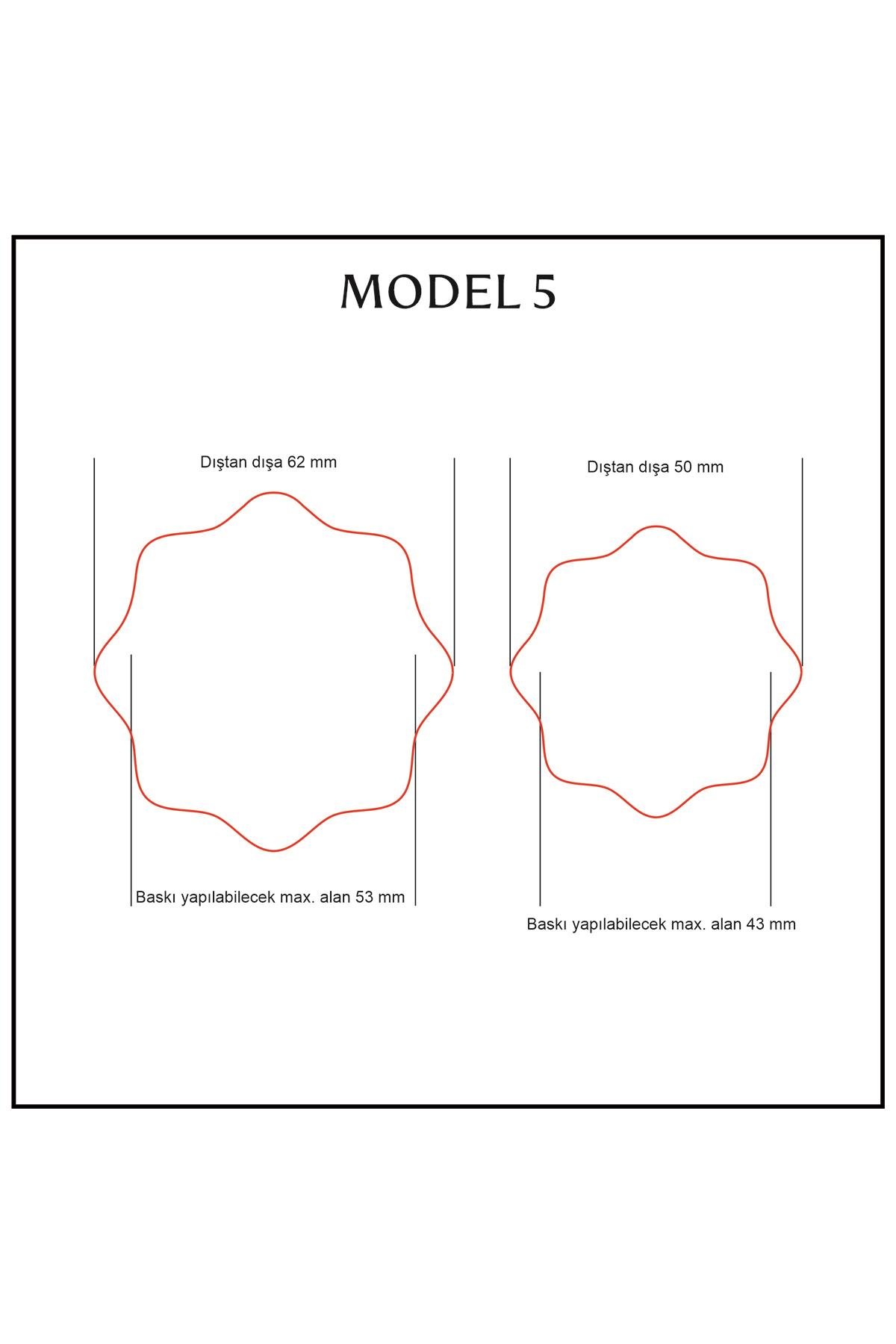 Alüminyum Kendinden Yapışkanlı Soğuk Mühür Etiketi 50 Adet Model 5